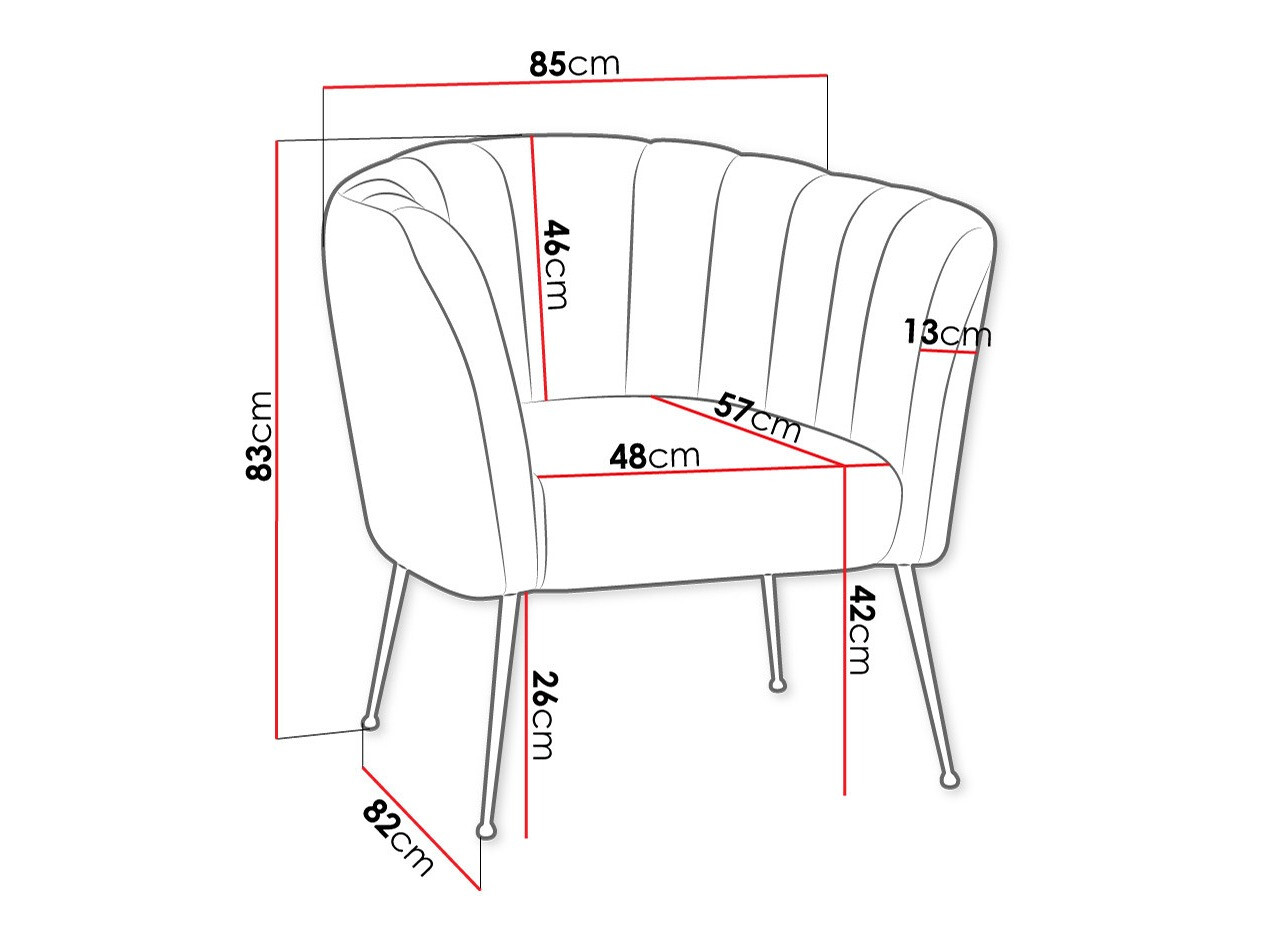 Krēsls Orem 112 (Magic Velvet 2201)