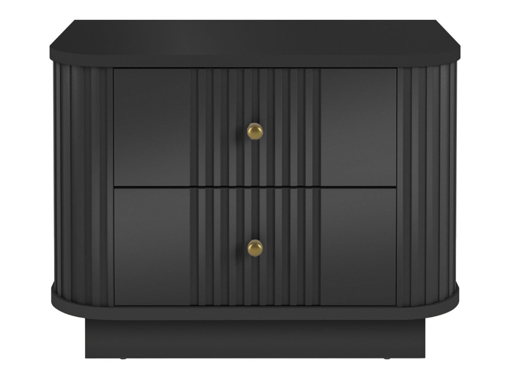 Naktsgaldiņu komplekts Levfene 105 (Melns)