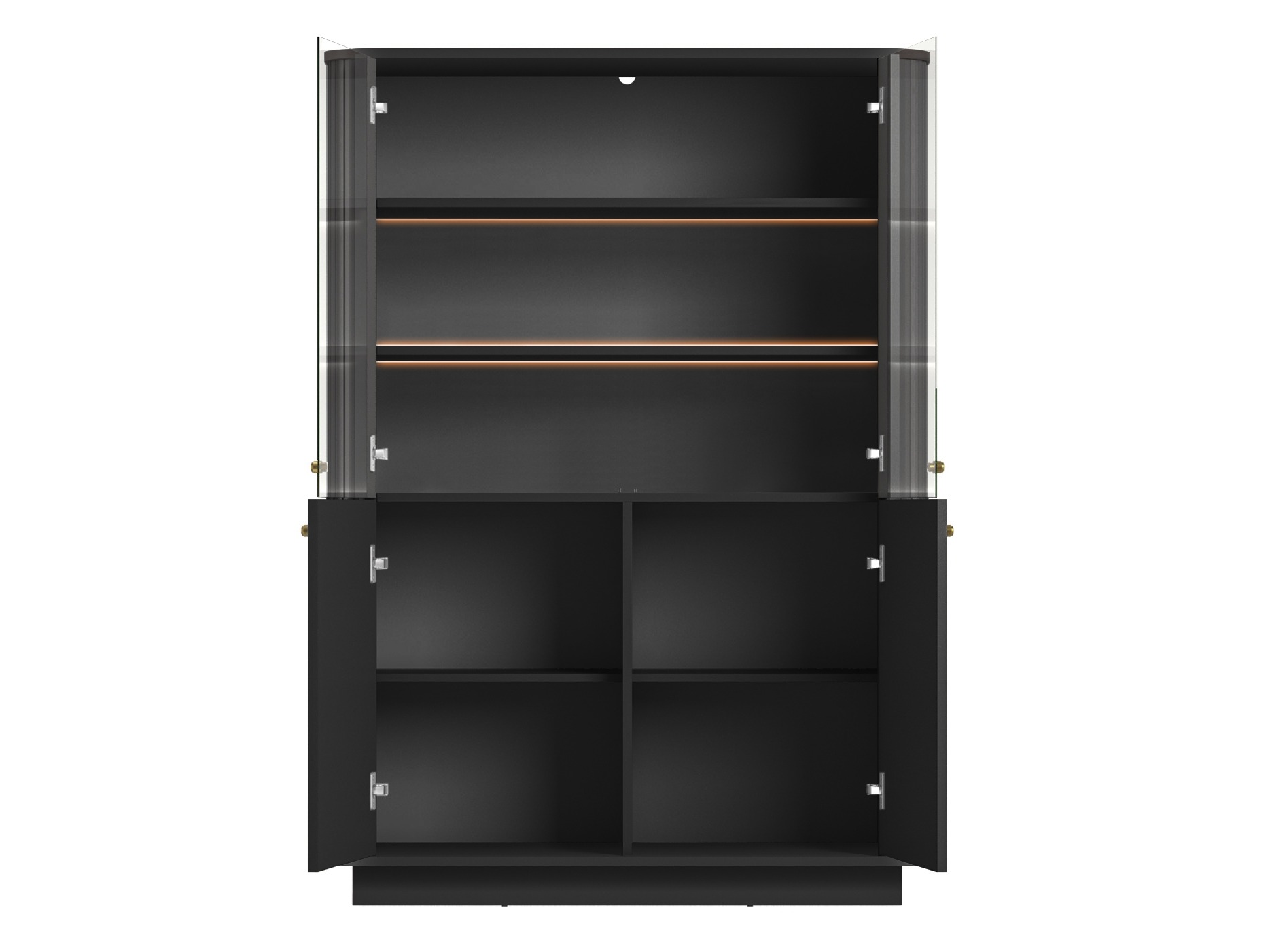 Plaukts Levfene 104 (Melns)