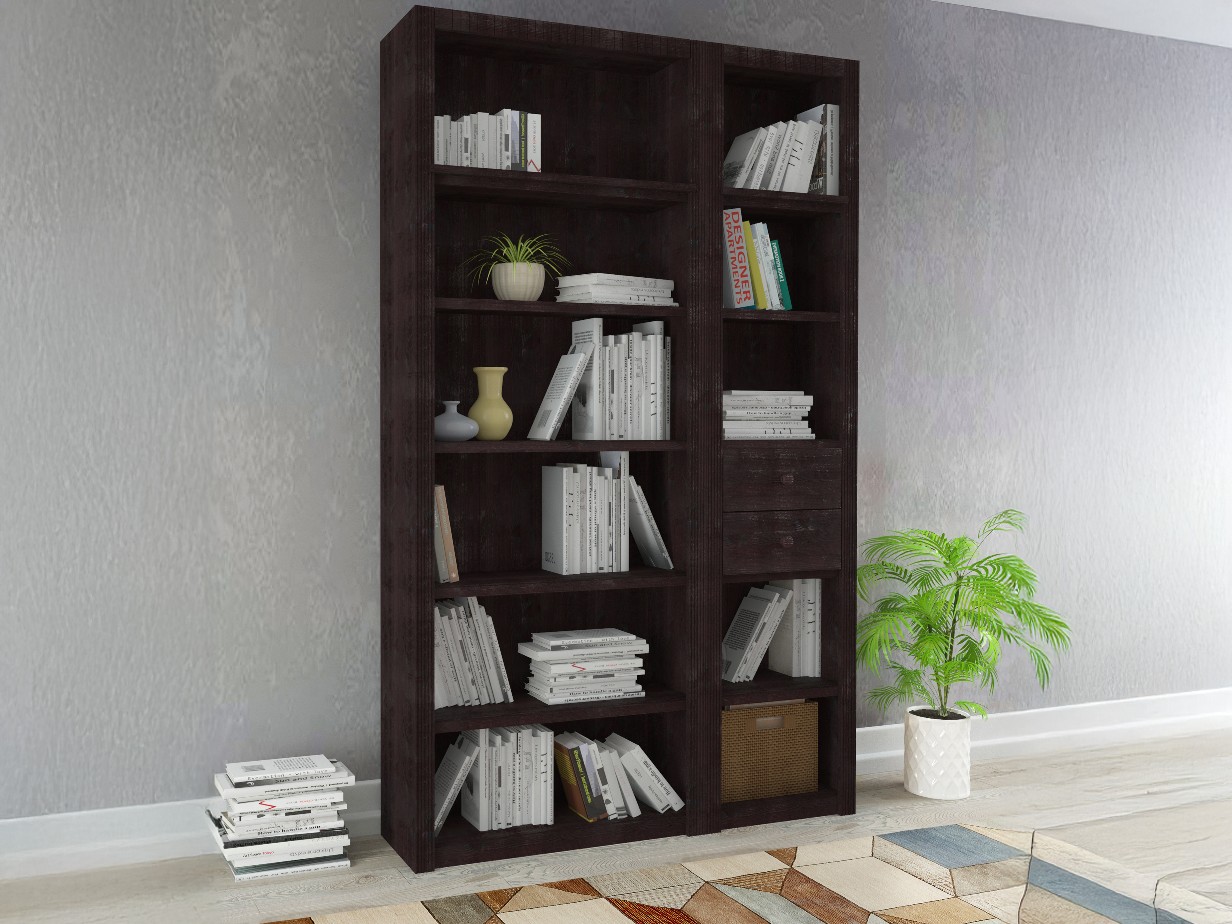 Plauktu komplekts Orlmara 105 (Havana ozols)