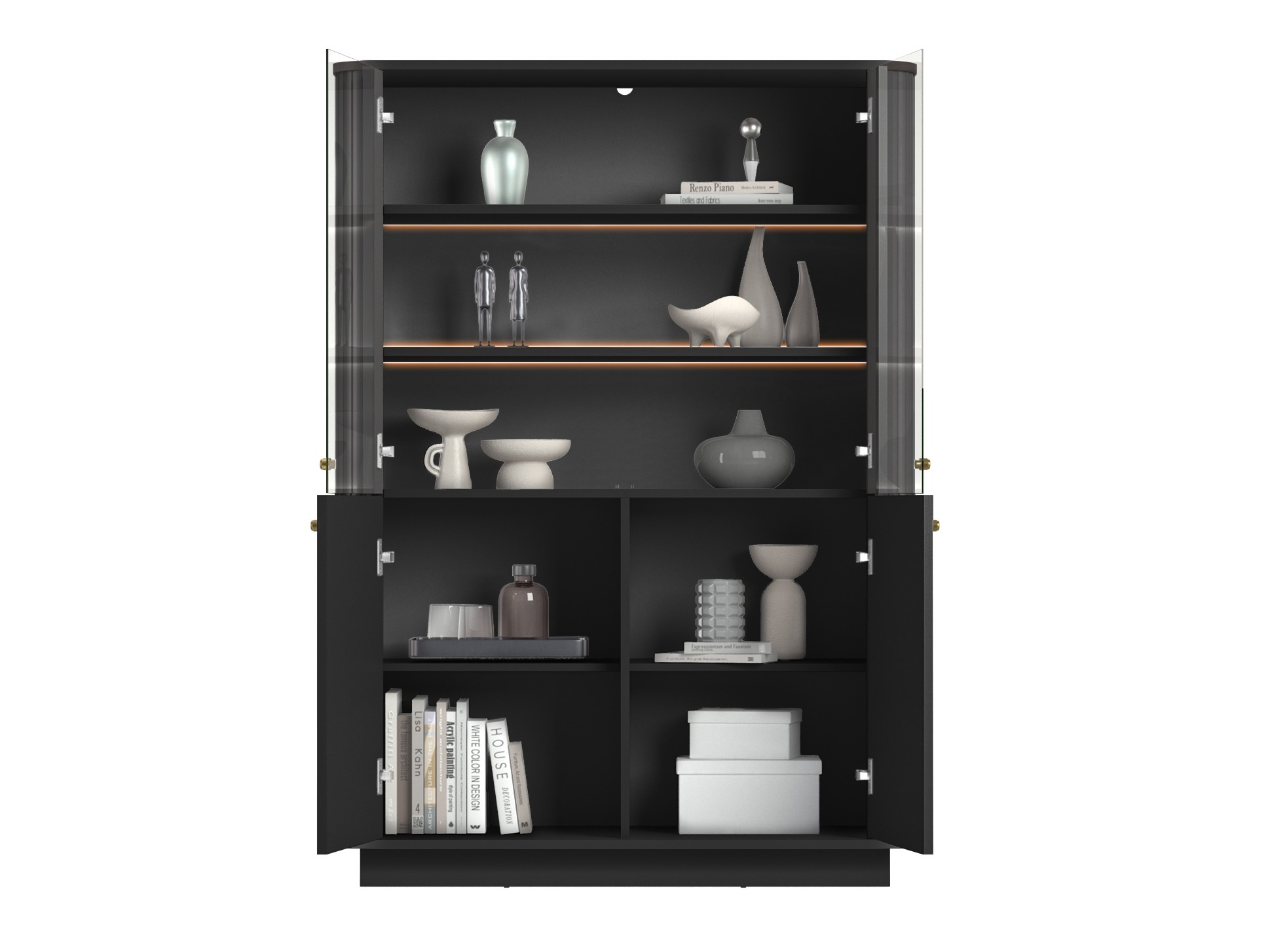 Стеллаж Levfene 104 (Чёрный)