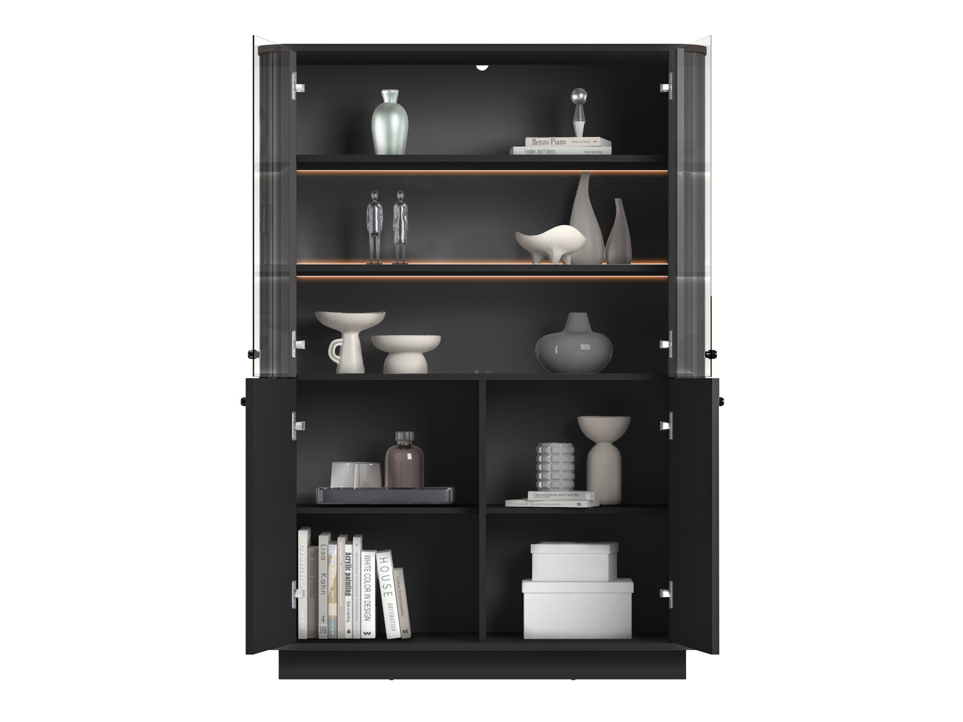 Стеллаж Levfene 104 (Чёрный)