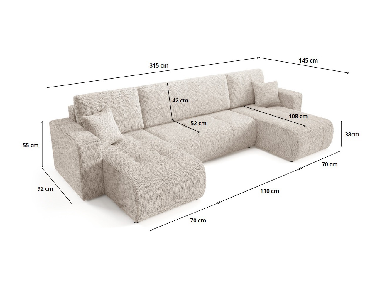 Stūra dīvāns Franklin 198 (Aragon 39)