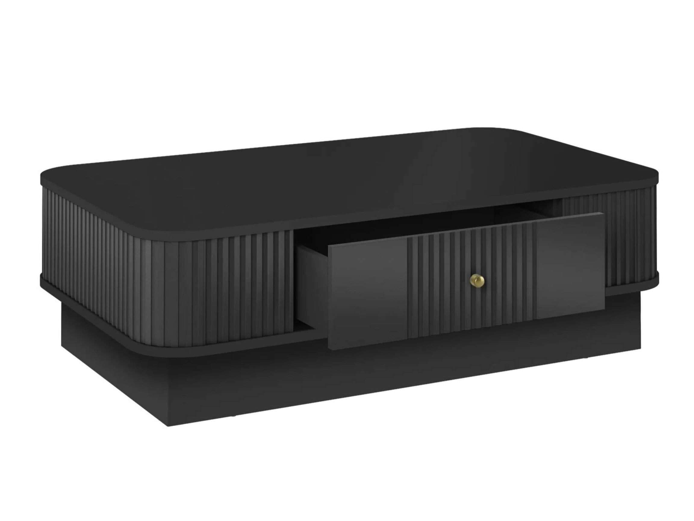 Viesistabas komplekts Levfene 106 (Melns)