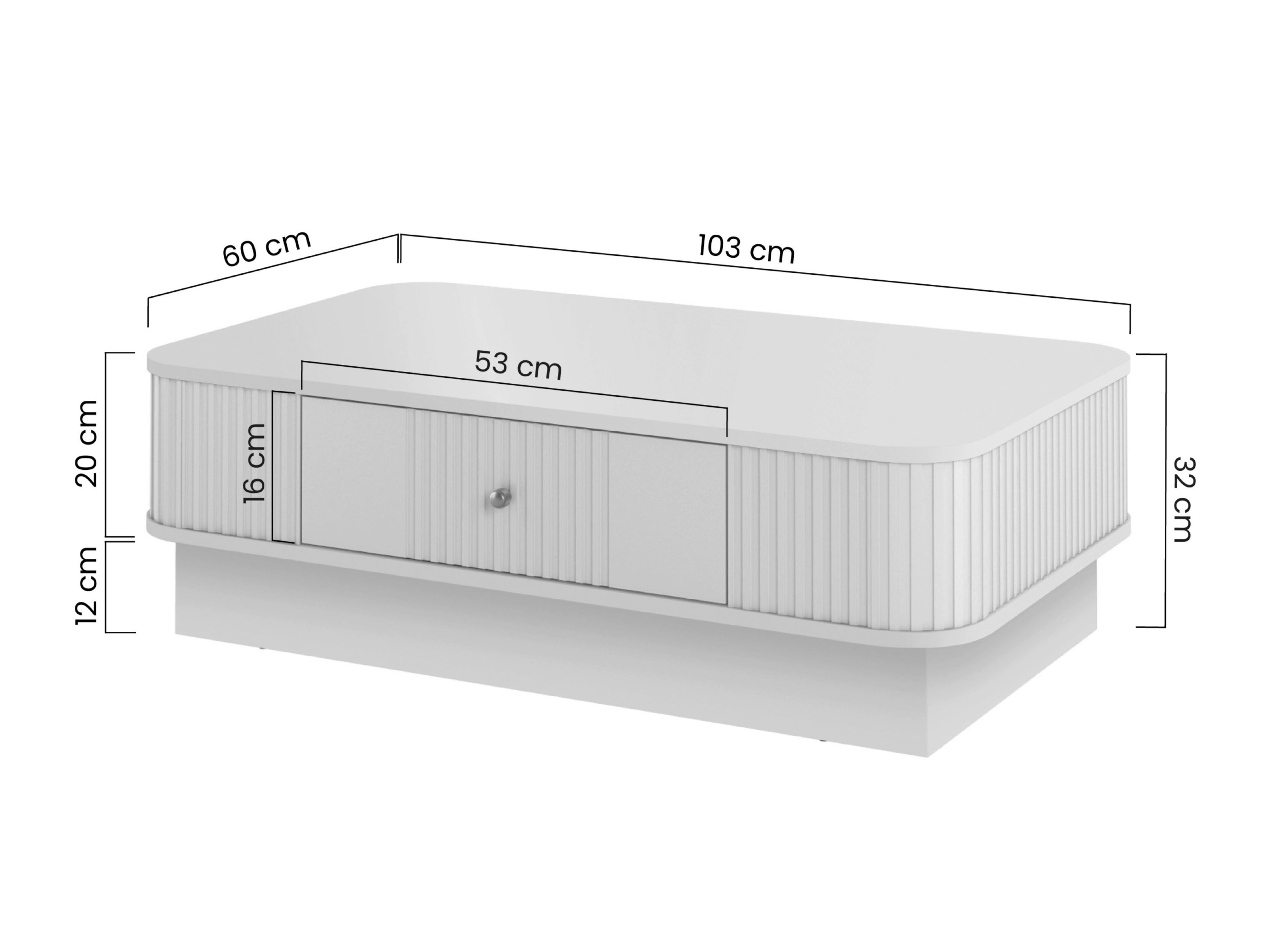 Žurnālu galdiņš Levfene 103 (Kašmirs + Riekstkoks)