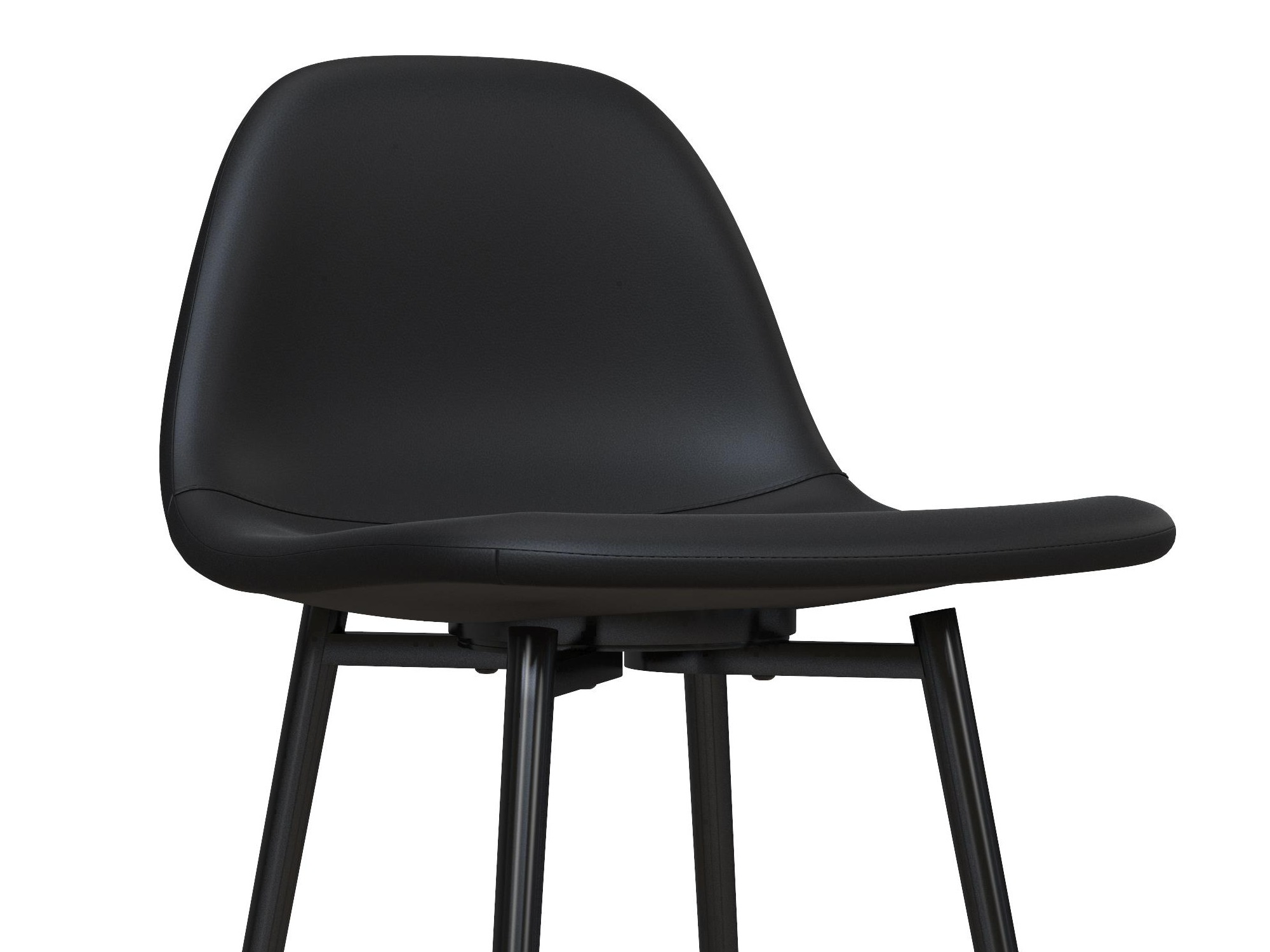 Низкий барный стул Tulsa 188 (Чёрный)