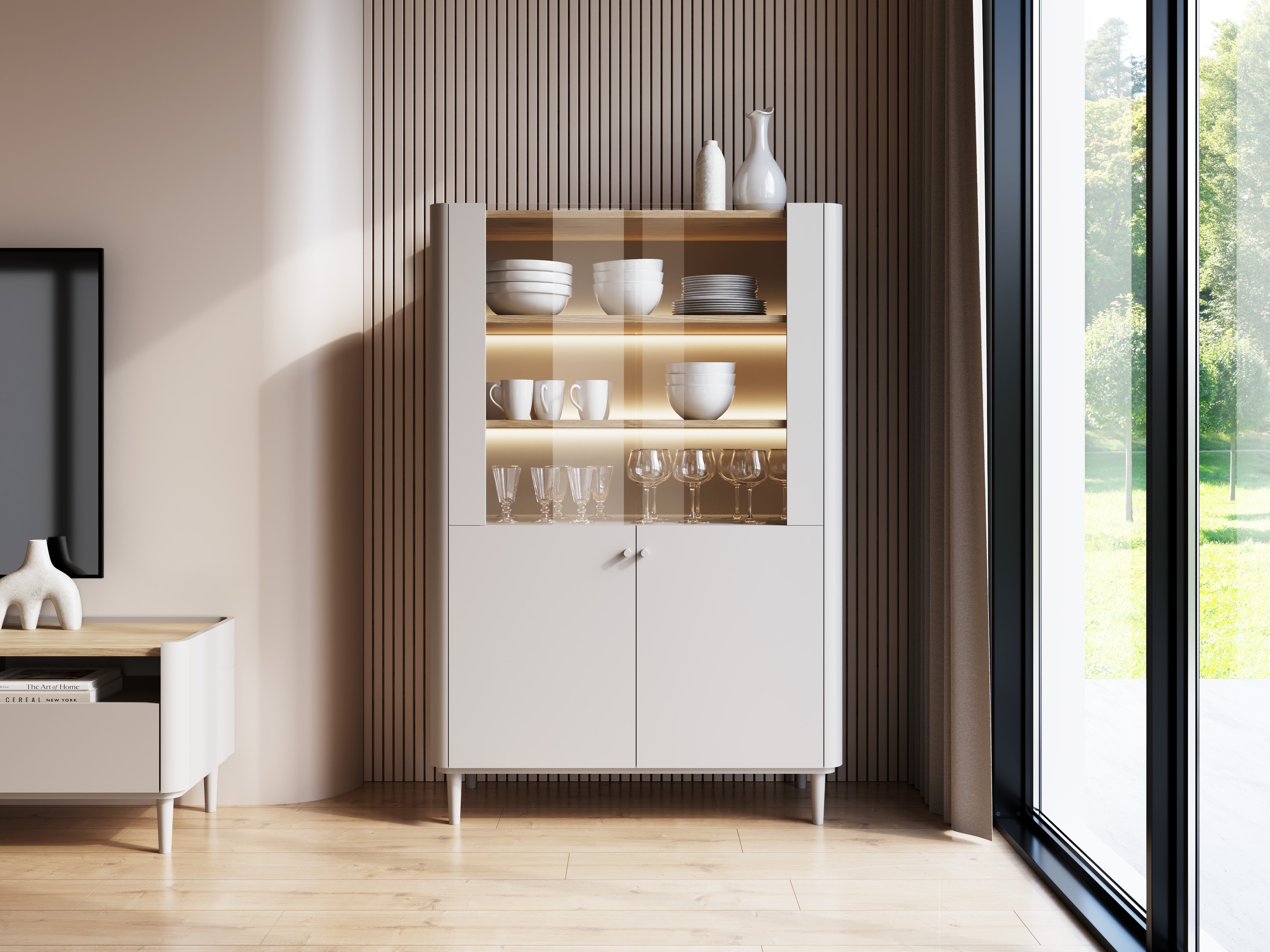 Plaukts Elbmira 101 (Kašmirs + Ozols)