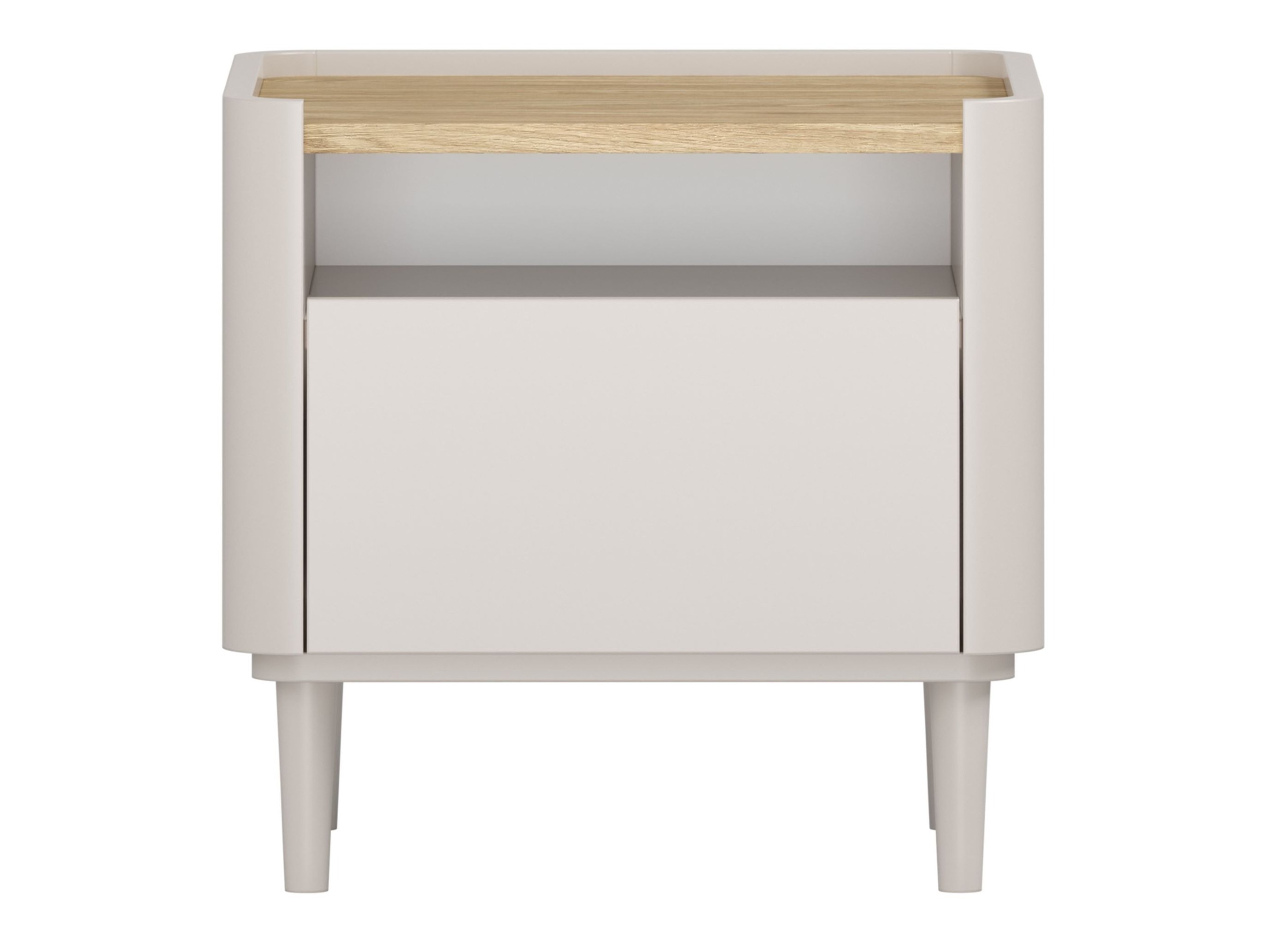 Прикроватная тумбочка Elbmira 100 (Кашемир + Дуб)