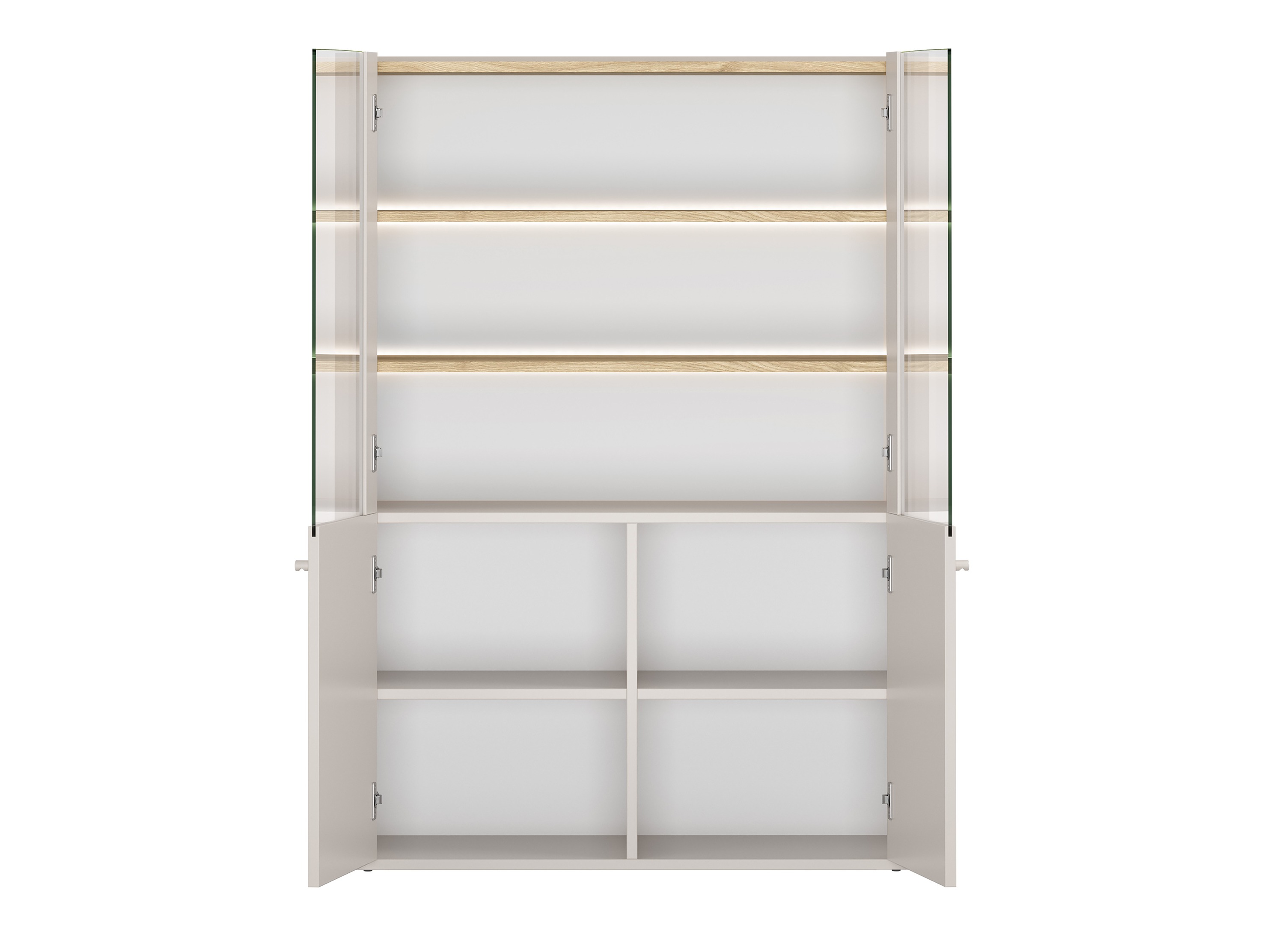 Стеллаж Elbmira 101 (Кашемир + Дуб)