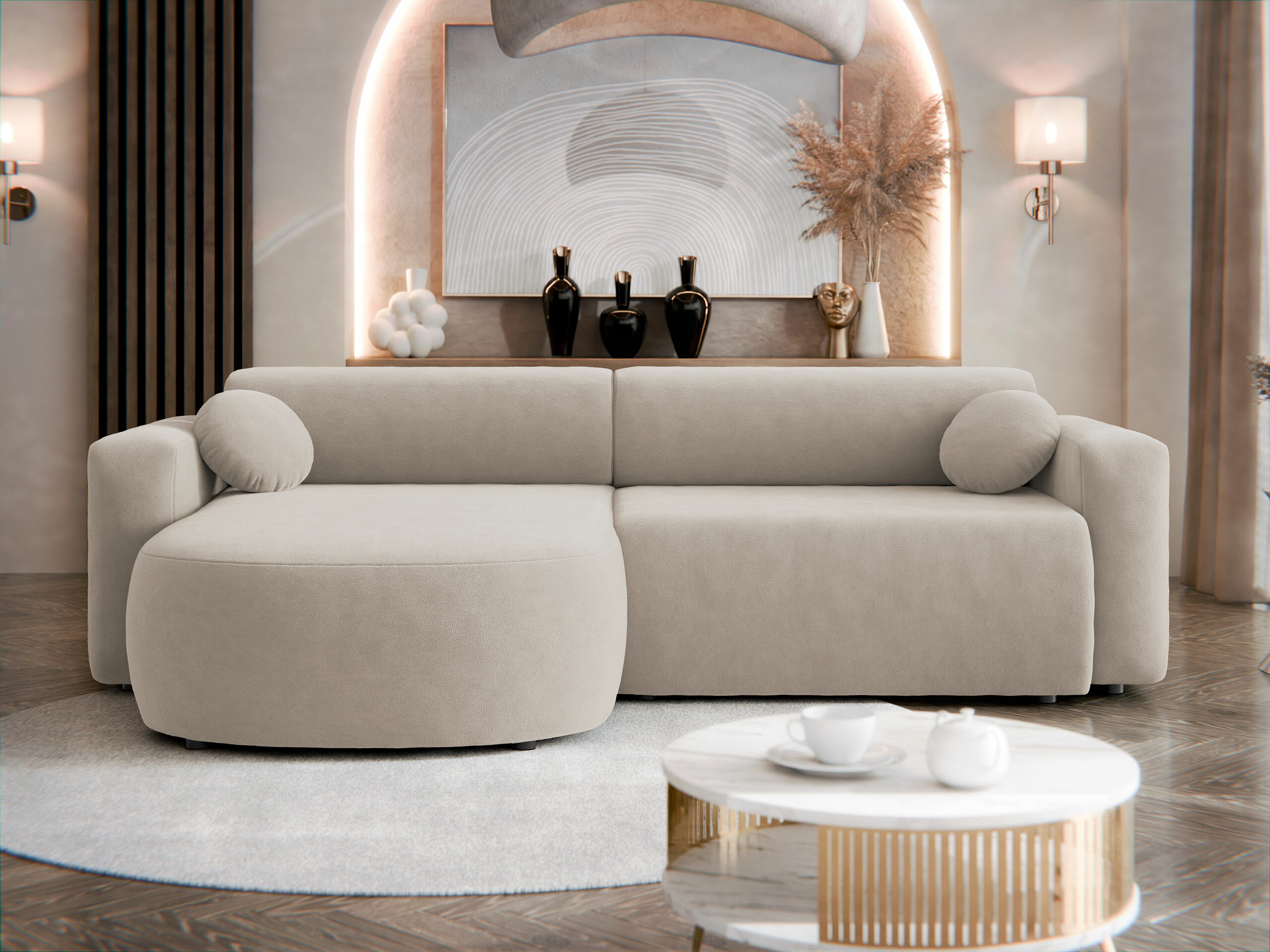 Stūra dīvāns Comfivo 413 (Velo 623)