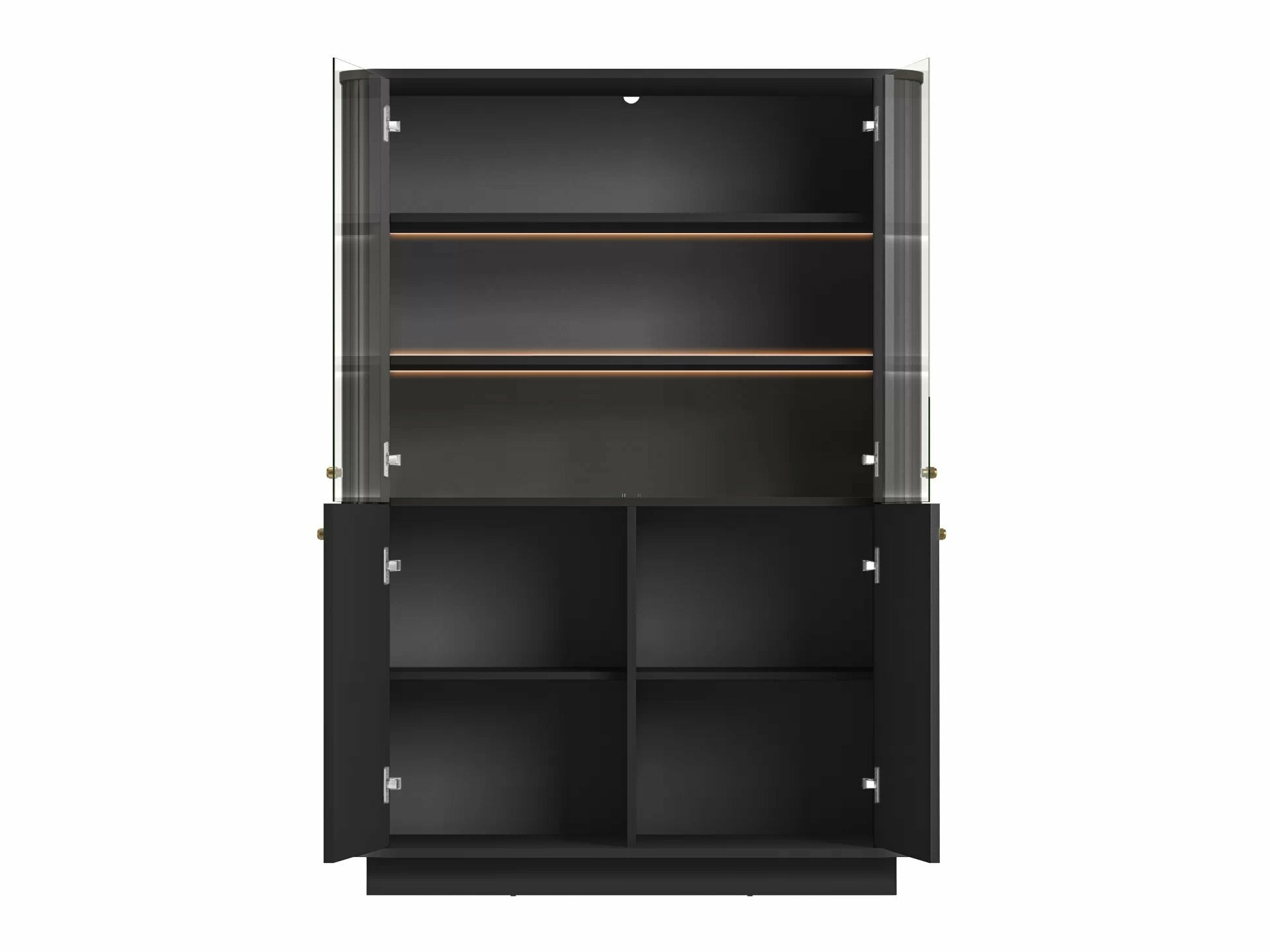 Viesistabas komplekts Levfene 107 (Melns)