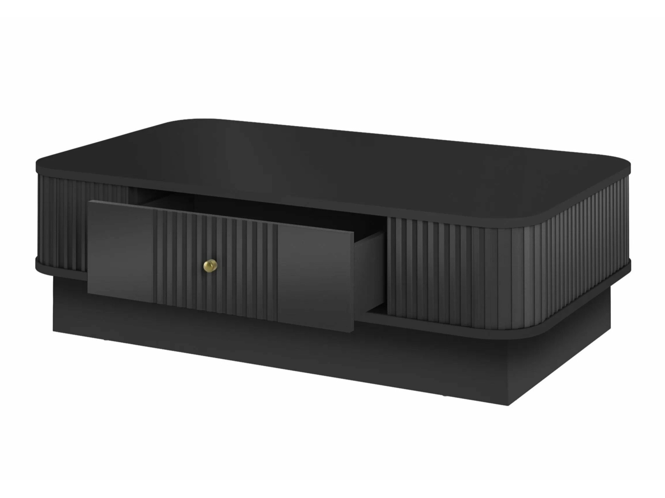 Viesistabas komplekts Levfene 107 (Melns)