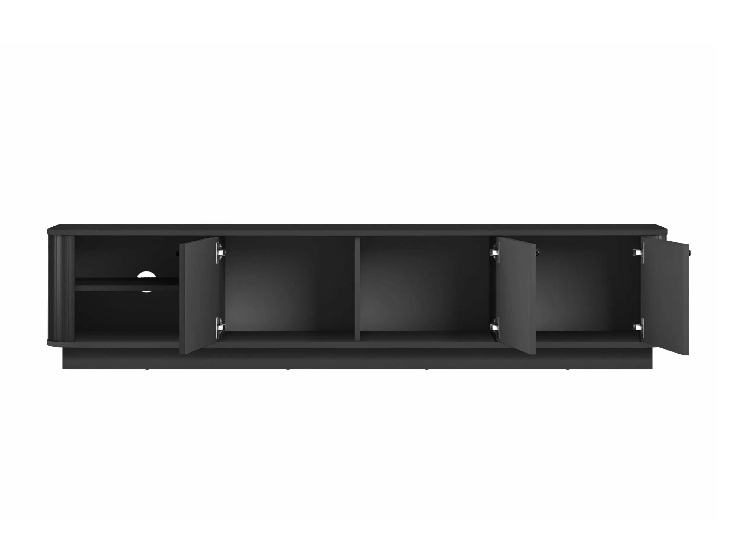 Viesistabas komplekts Levfene 107 (Melns)