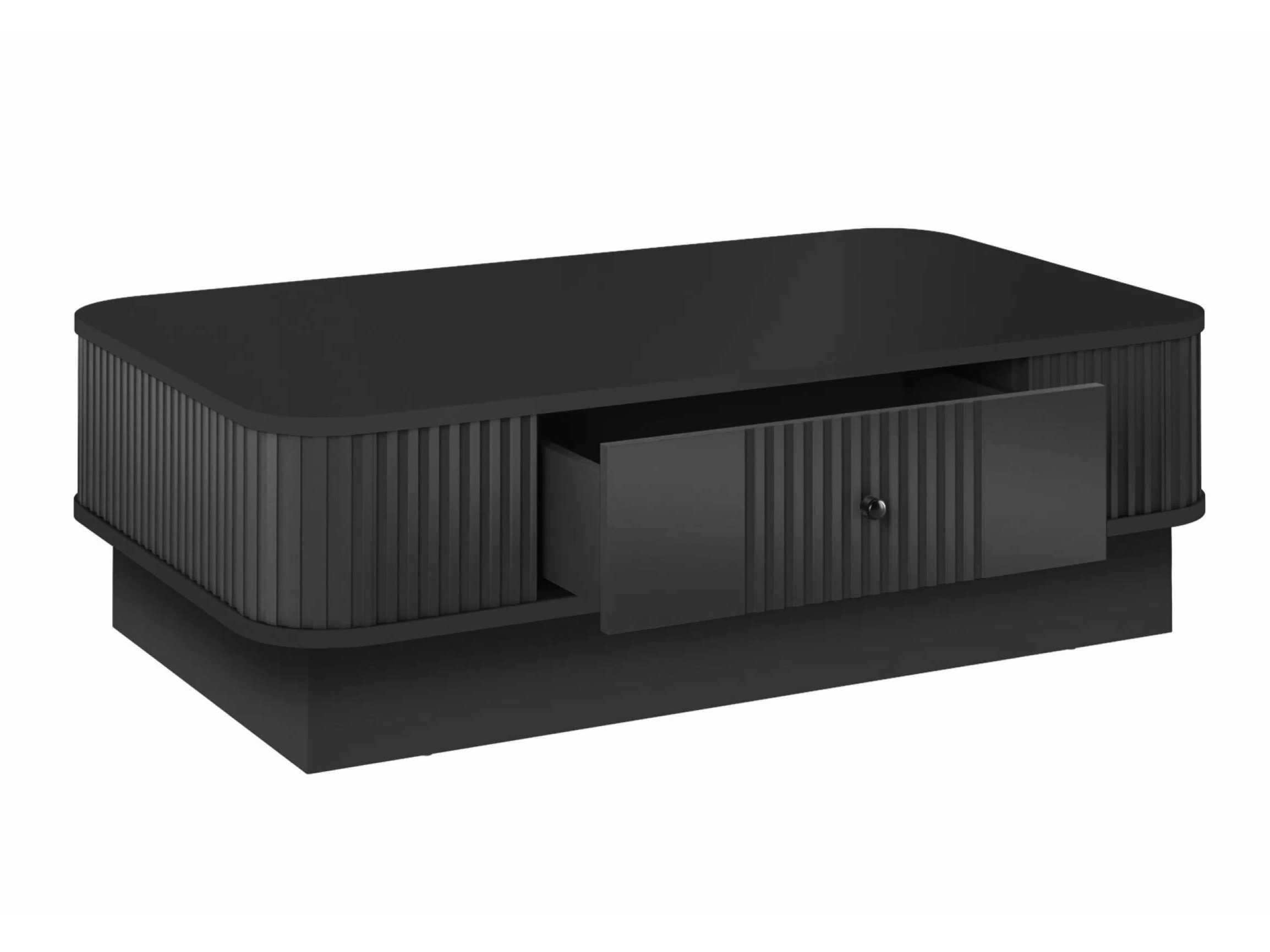 Viesistabas komplekts Levfene 107 (Melns)