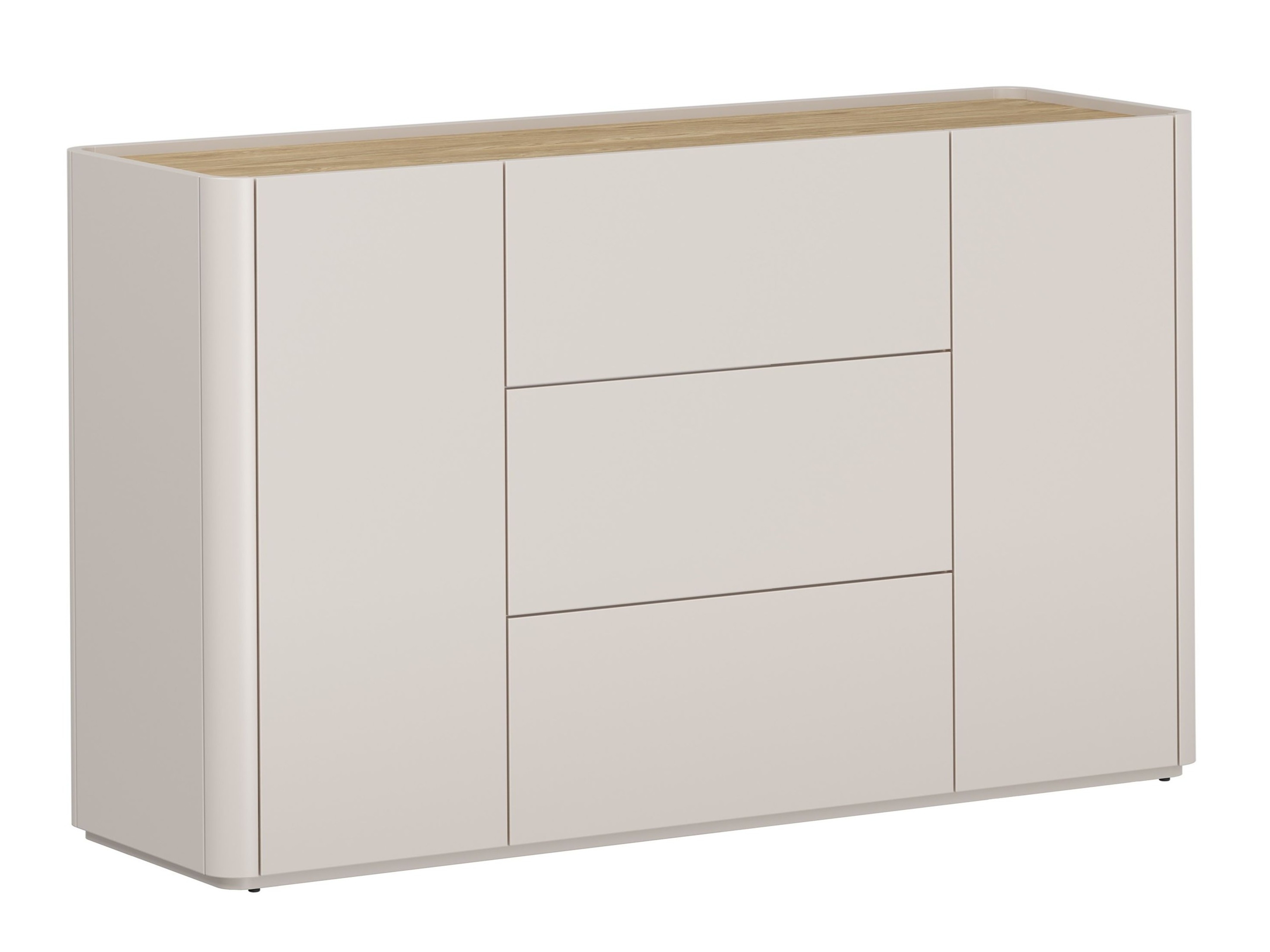 Kомод Elbmira 104 (Кашемир + Дуб)