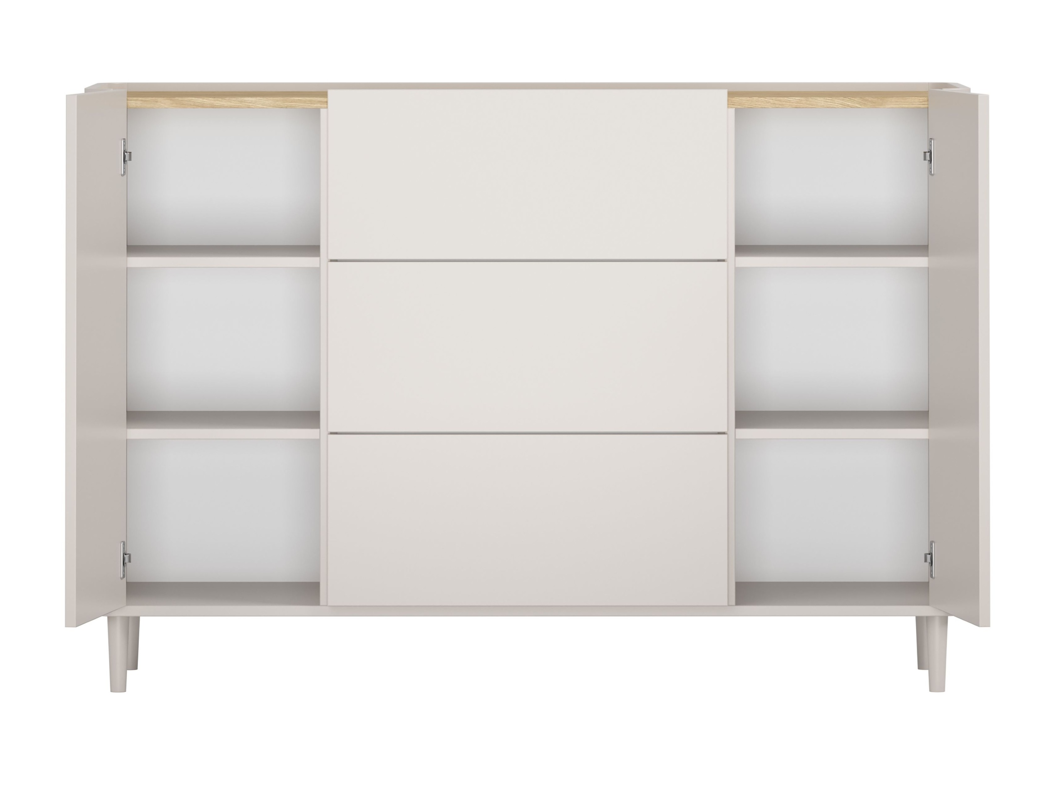 Kомод Elbmira 104 (Кашемир + Дуб)