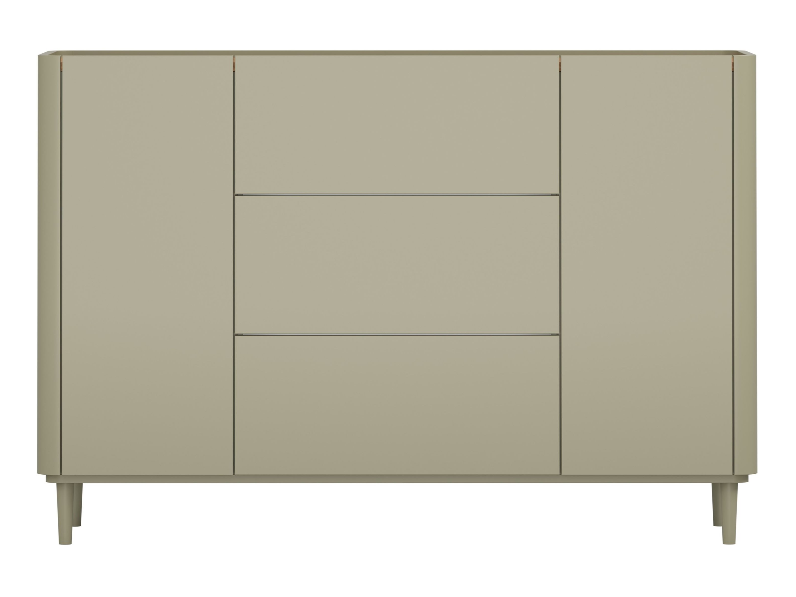 Kомод Elbmira 104 (Пыльно-зеленый + Дуб)