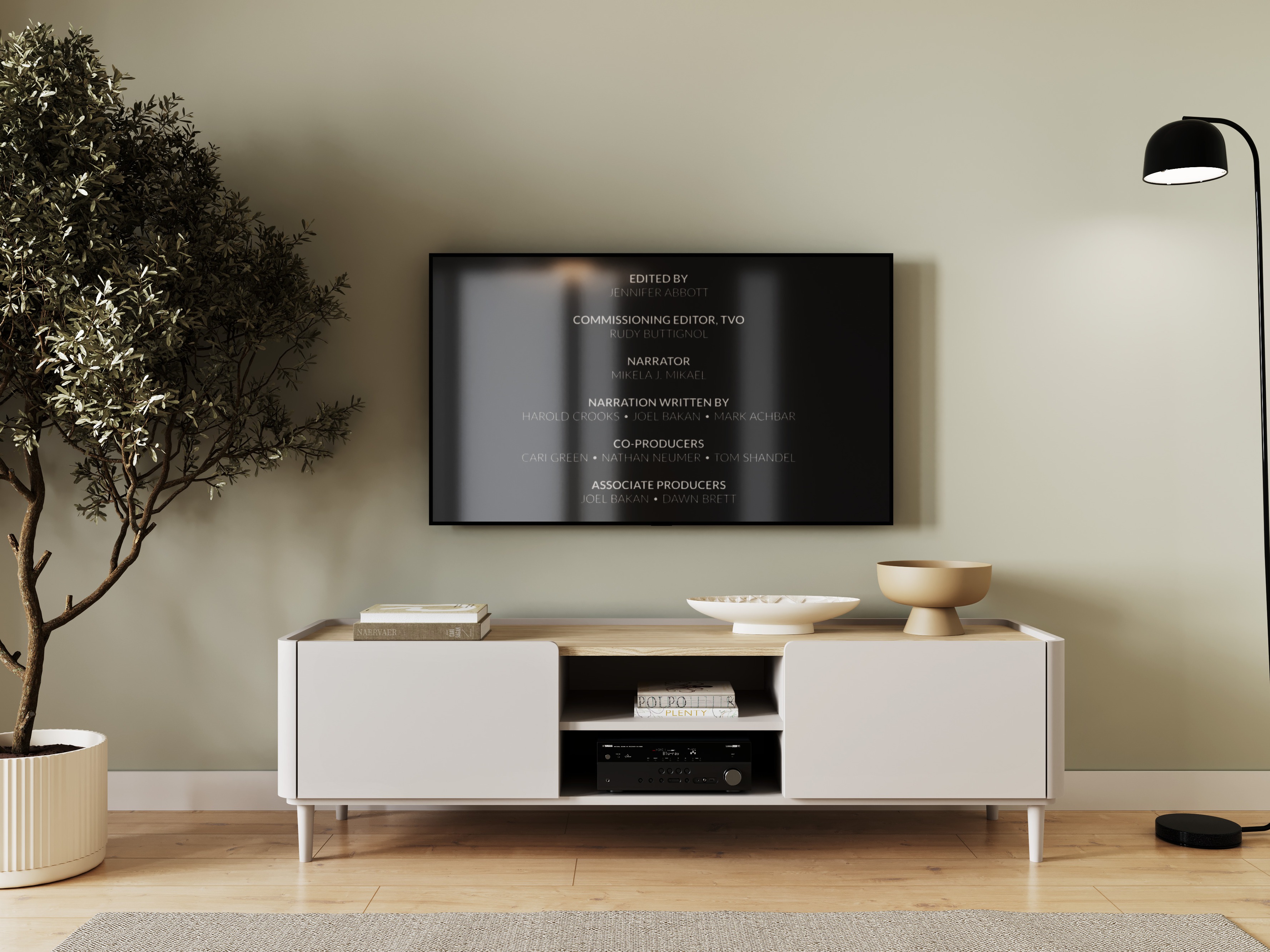 ТВ тумба Elbmira 107 (Кашемир + Дуб)