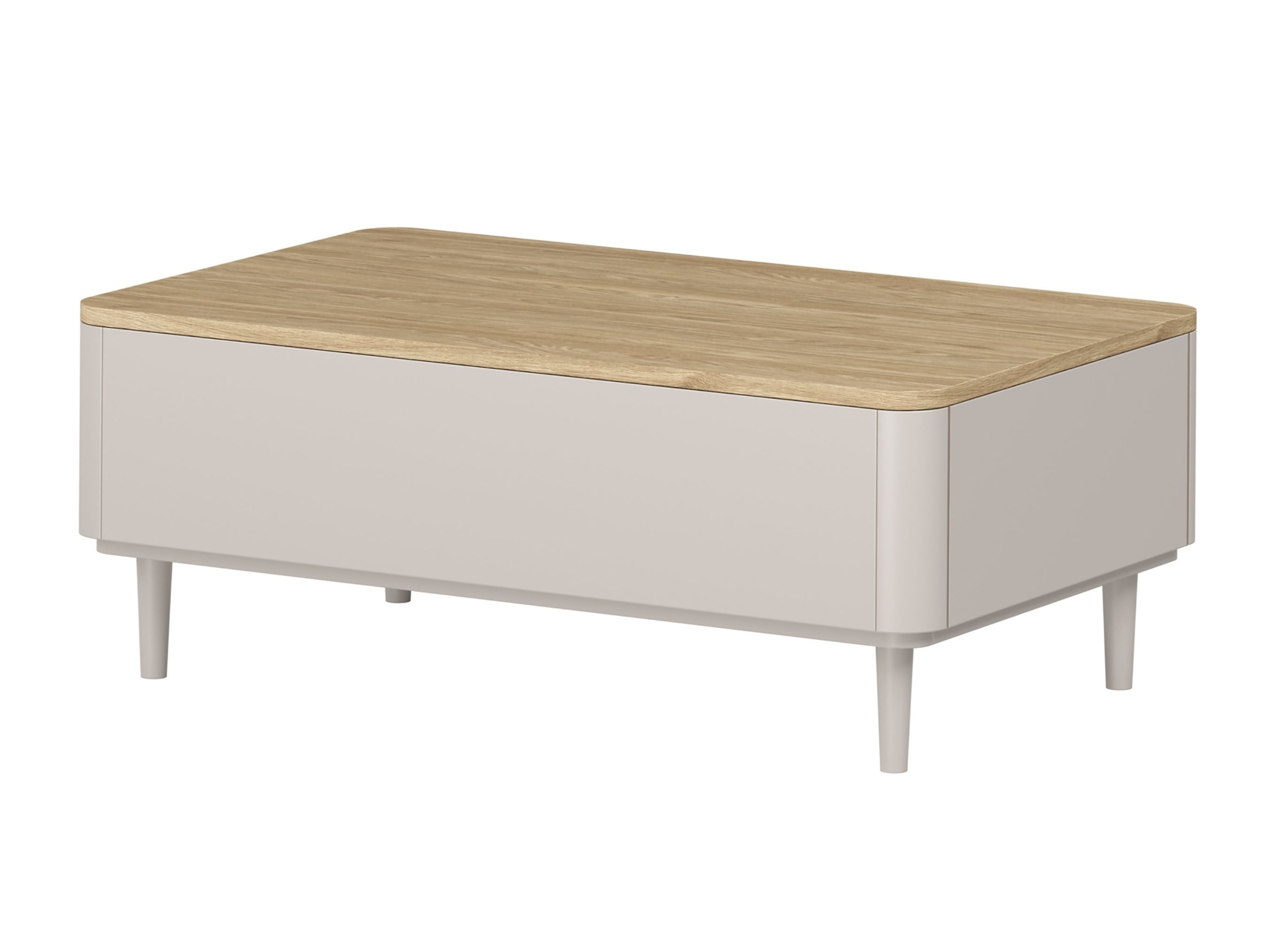 Žurnālu galdiņš Elbmira 103 (Kašmirs + Ozols)