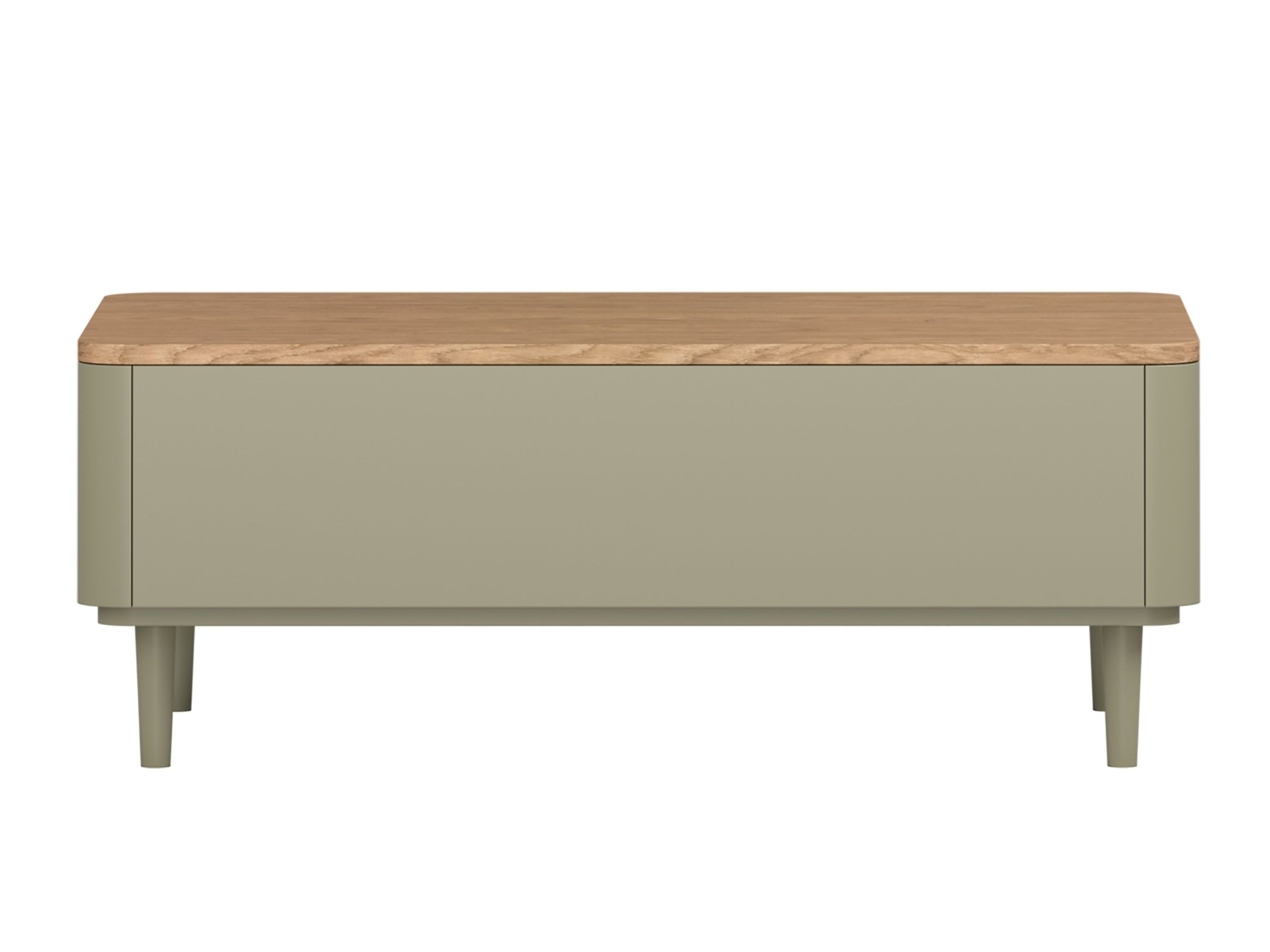 Žurnālu galdiņš Elbmira 103 (Putekļaini zaļa + Ozols)