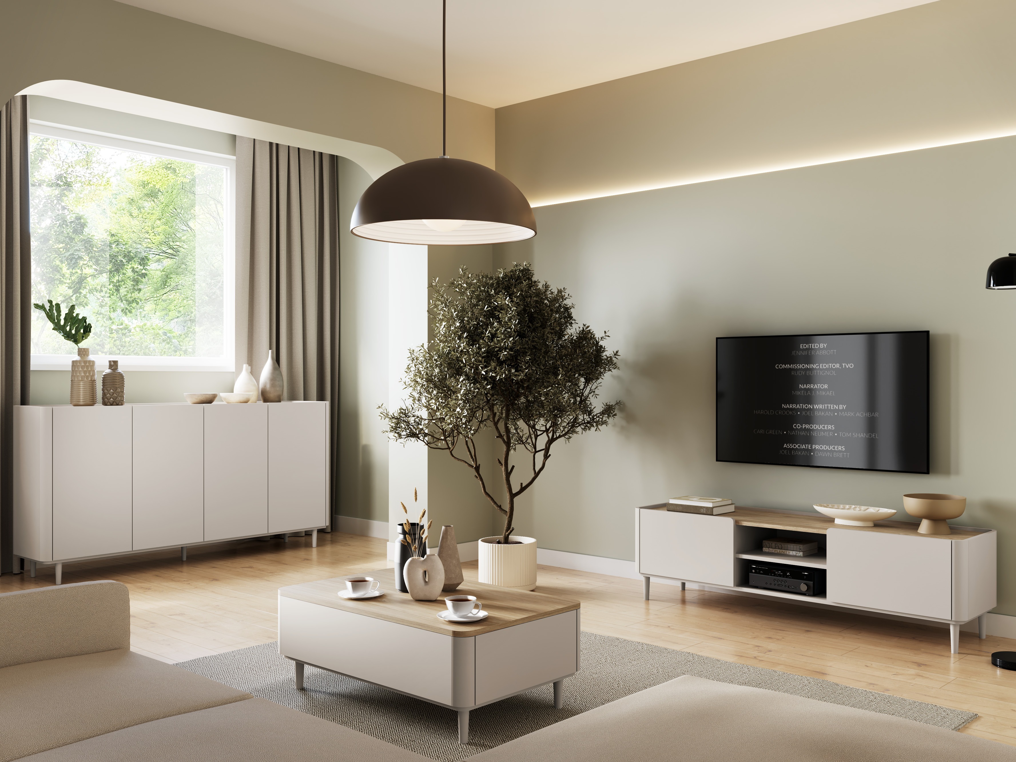 Набор для гостиной Elbmira 108 (Кашемир + Дуб)