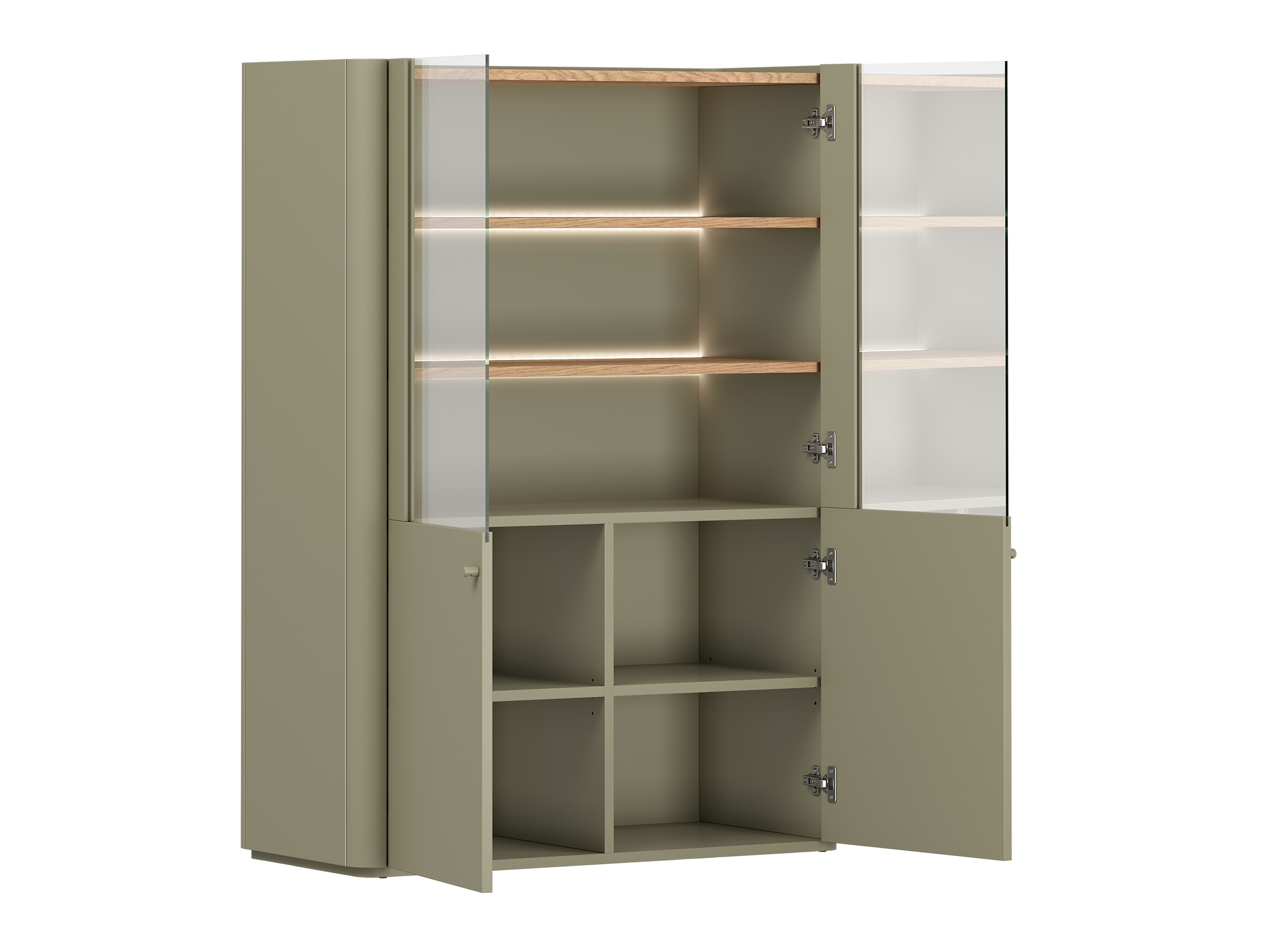 Набор для гостиной Elbmira 109 (Пыльно-зеленый + Дуб)