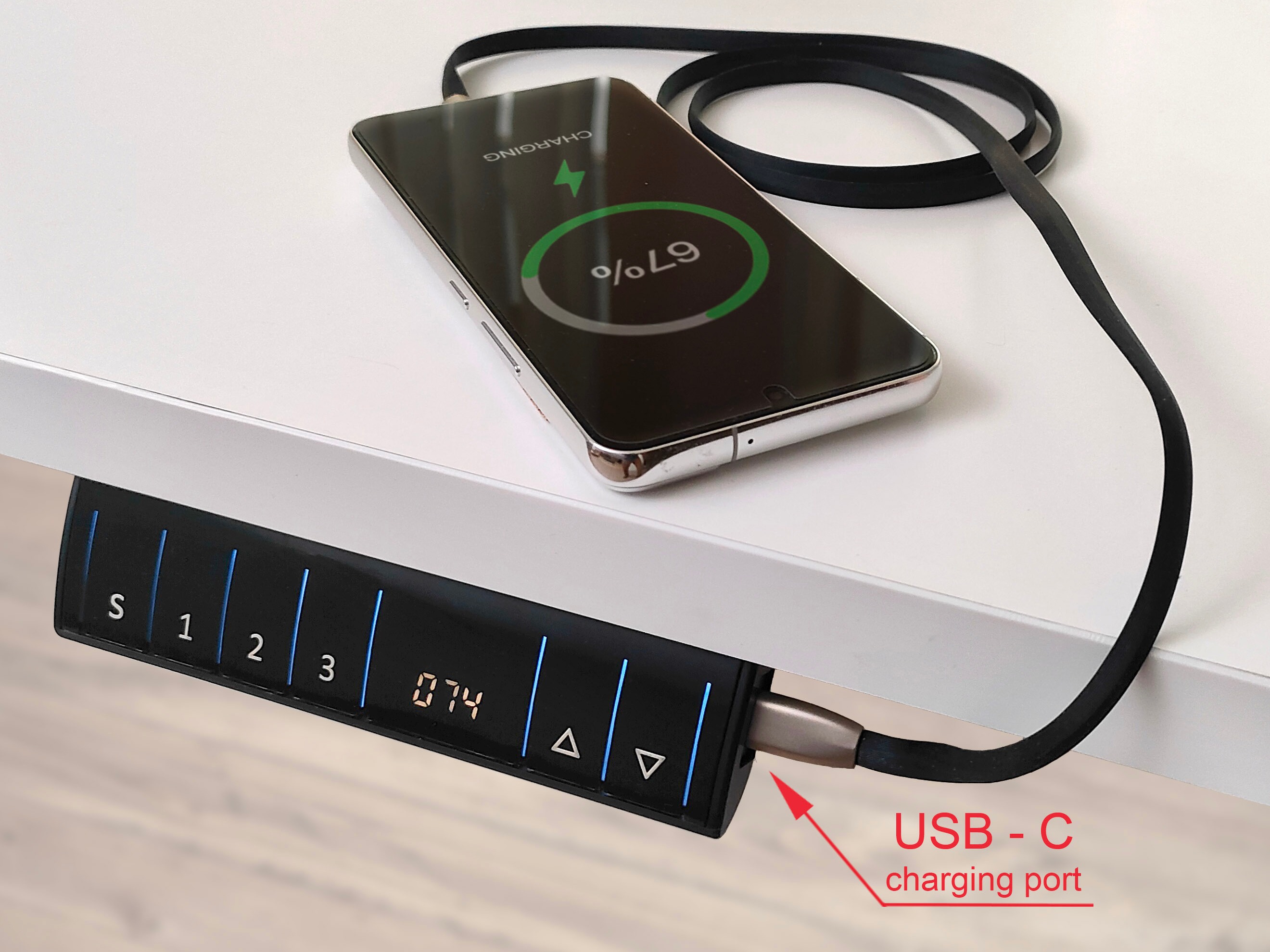 Rakstāmgalds ar regulējamu augstumu Buffalo 183 (Melns)