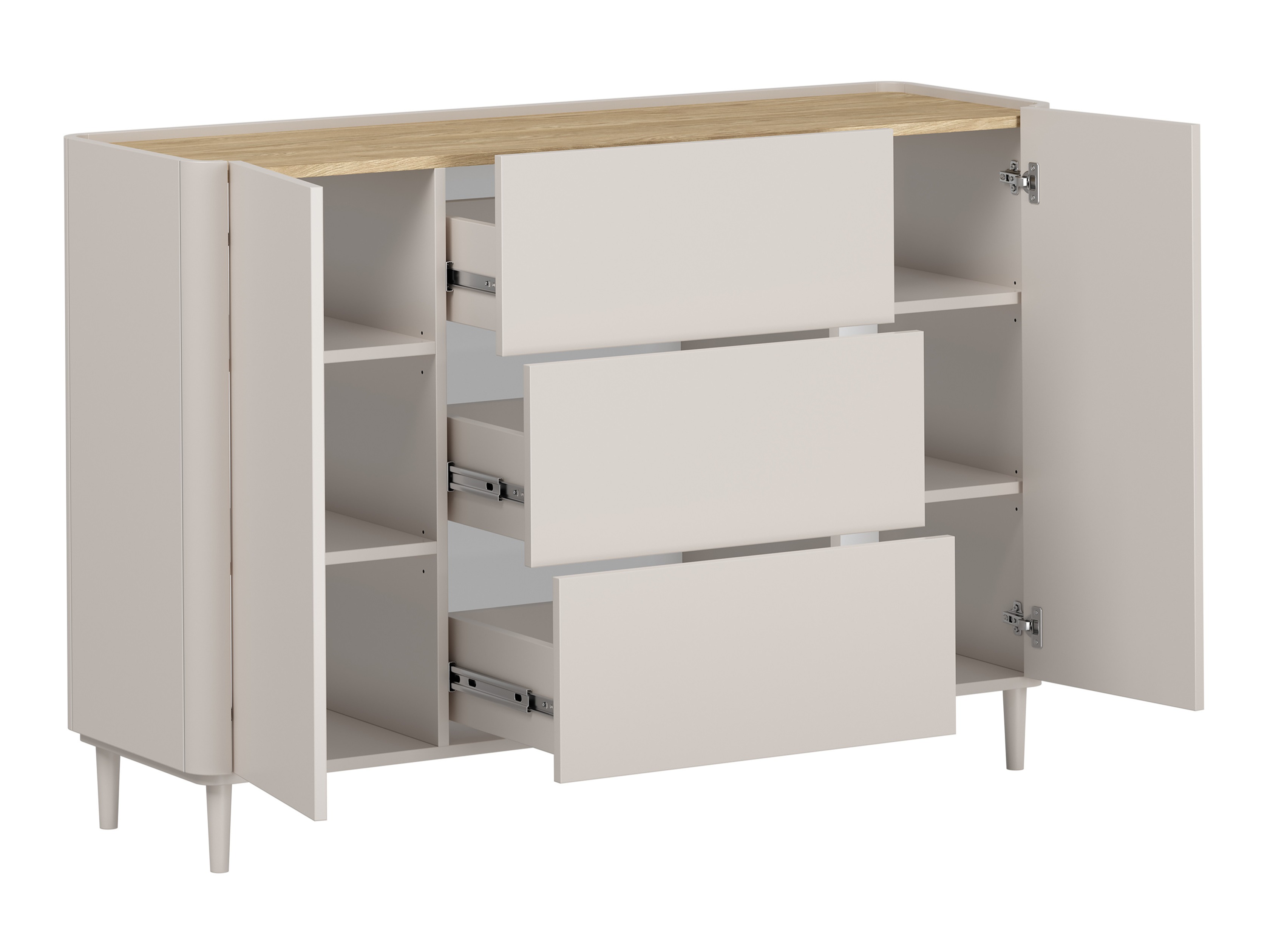 Viesistabas komplekts Elbmira 109 (Kašmirs + Ozols)