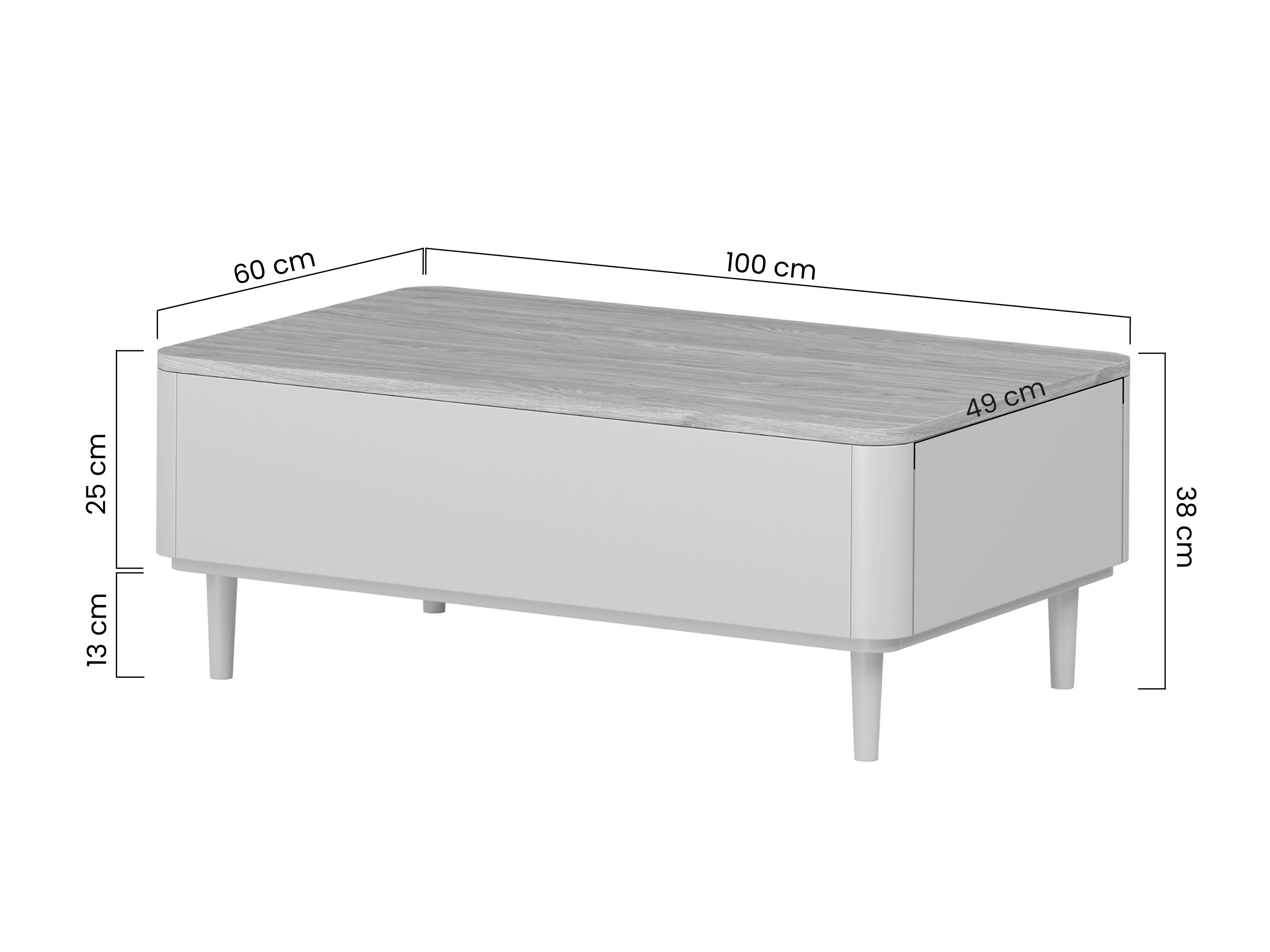 Viesistabas komplekts Elbmira 109 (Kašmirs + Ozols)