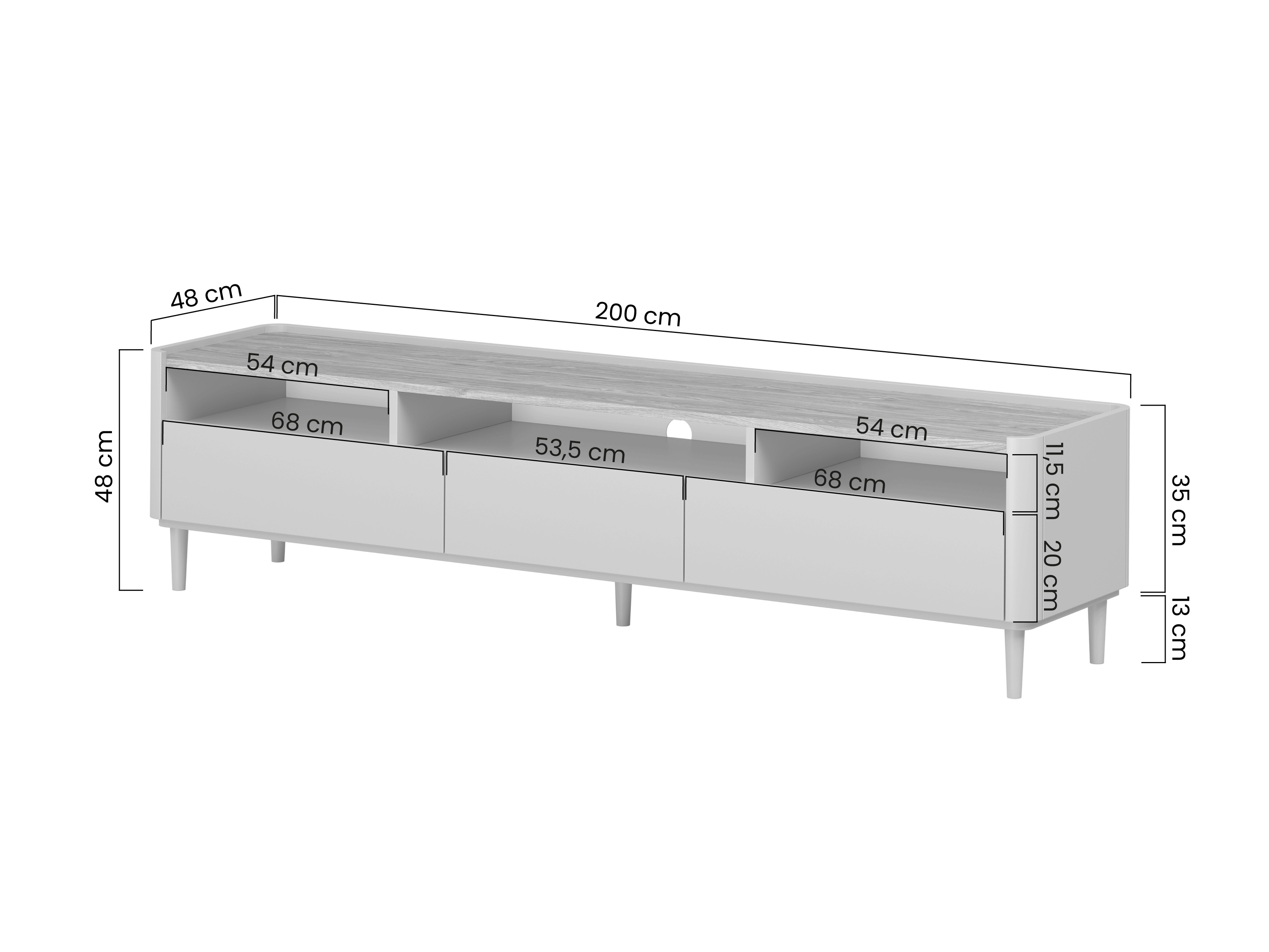 Viesistabas komplekts Elbmira 109 (Putekļaini zaļa + Ozols)
