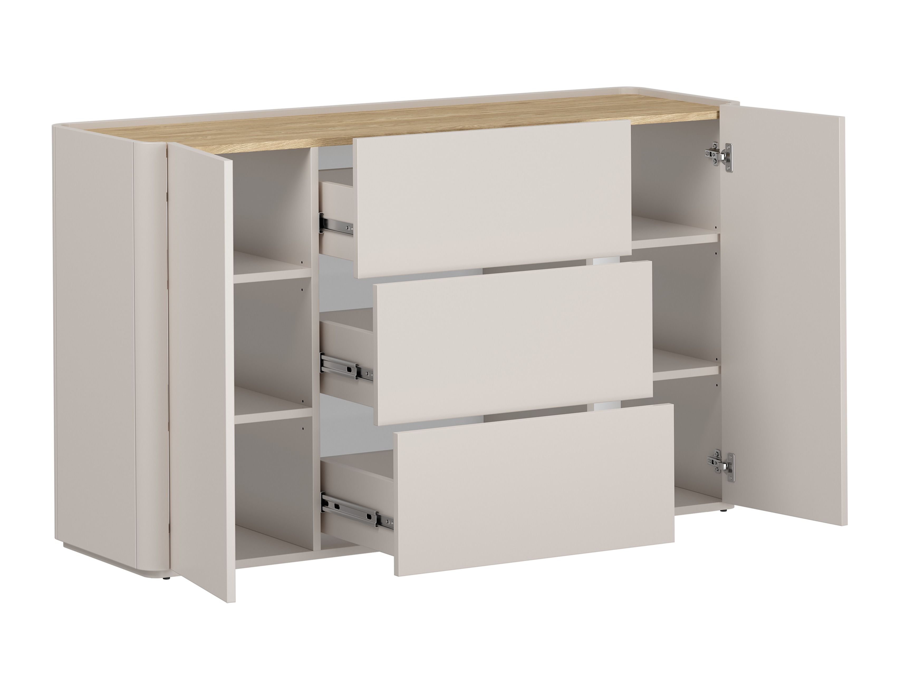 Viesistabas komplekts Elbmira 110 (Kašmirs + Ozols)