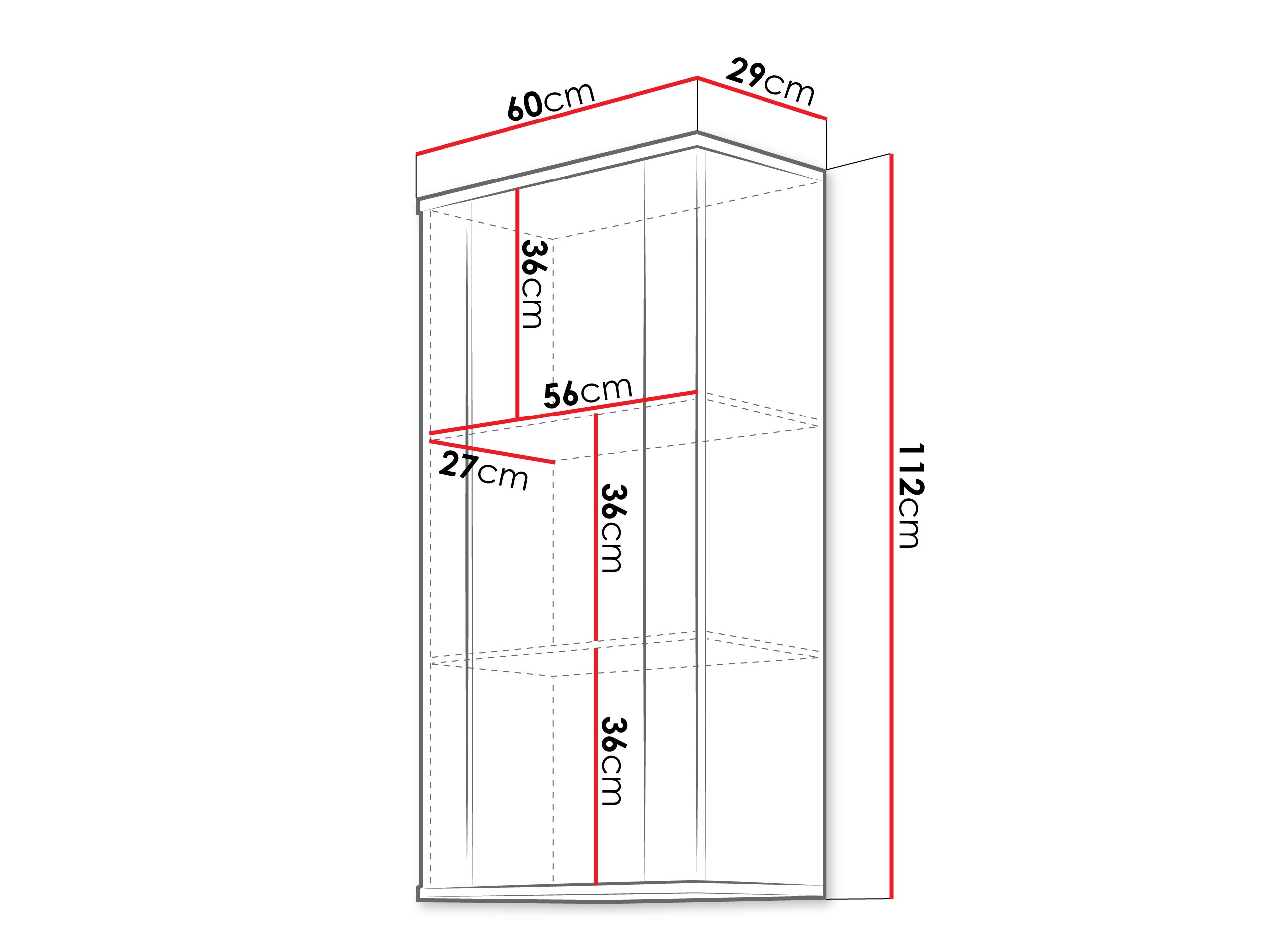 Настенные шкафы Tornola 103 (Кашемир + Дуб)