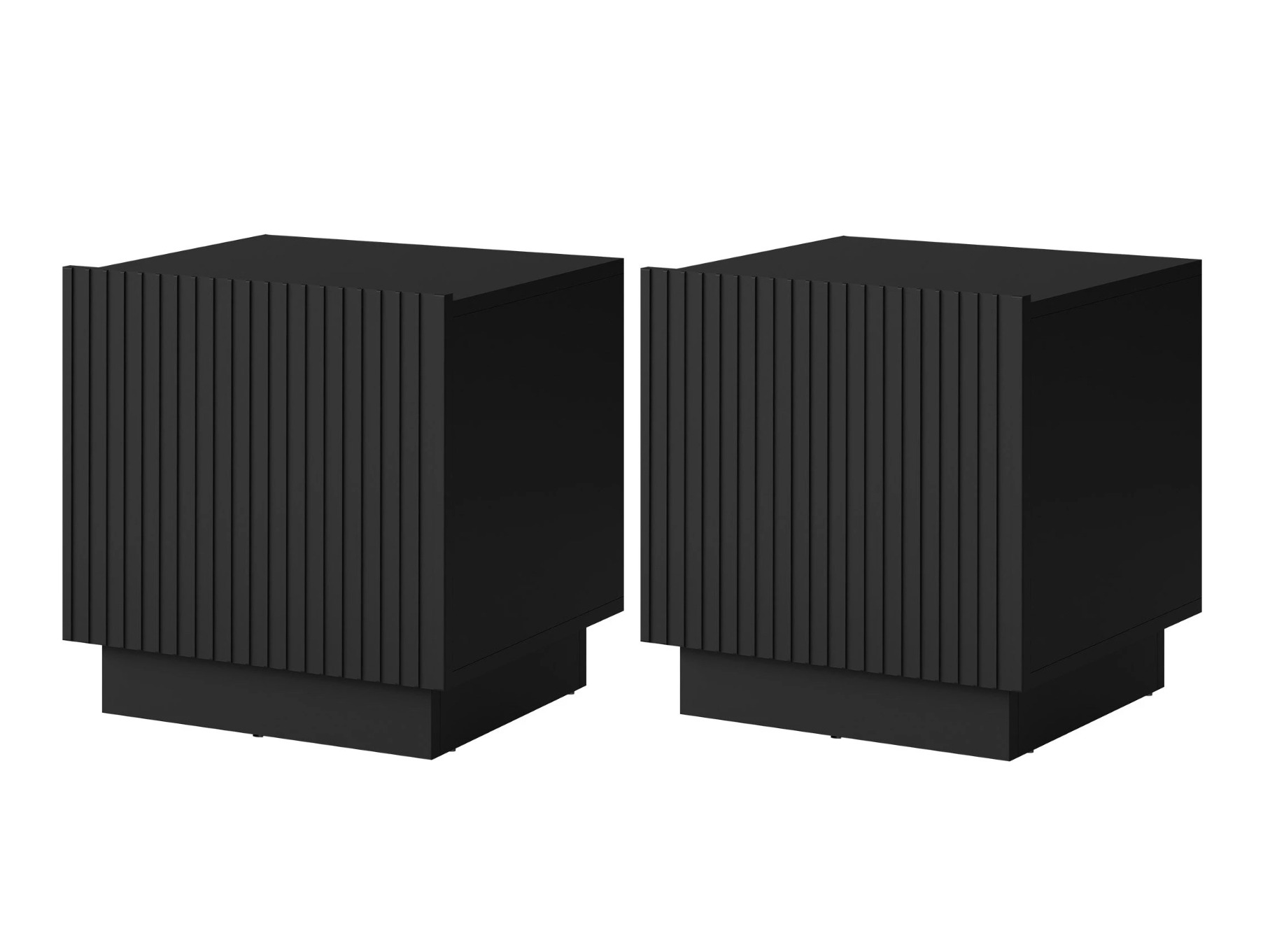 Naktsgaldiņu komplekts Lusonu 105 (Melns)