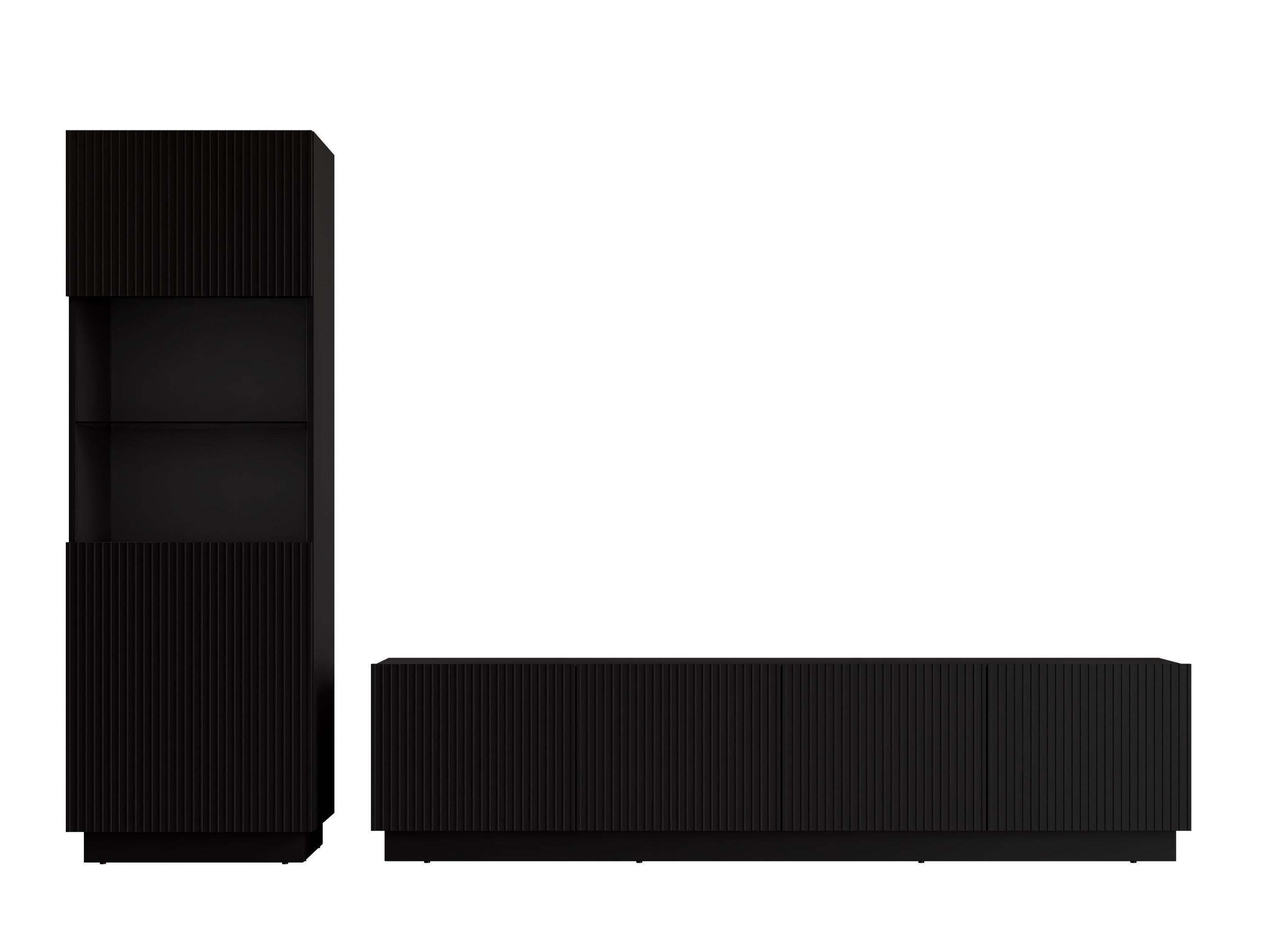 Набор для гостиной Lusonu 107 (Чёрный)