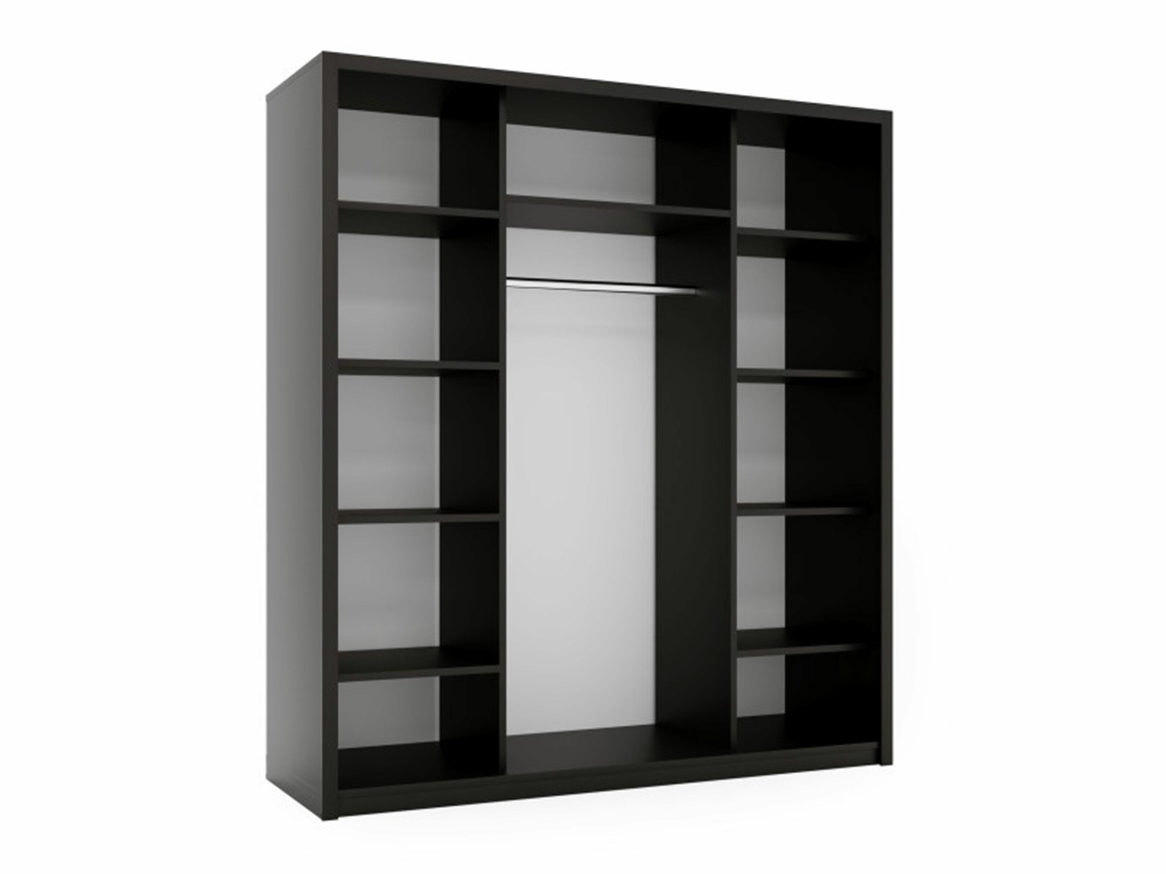 Skapis Murrieta 192 (Melns + Dzeltens)