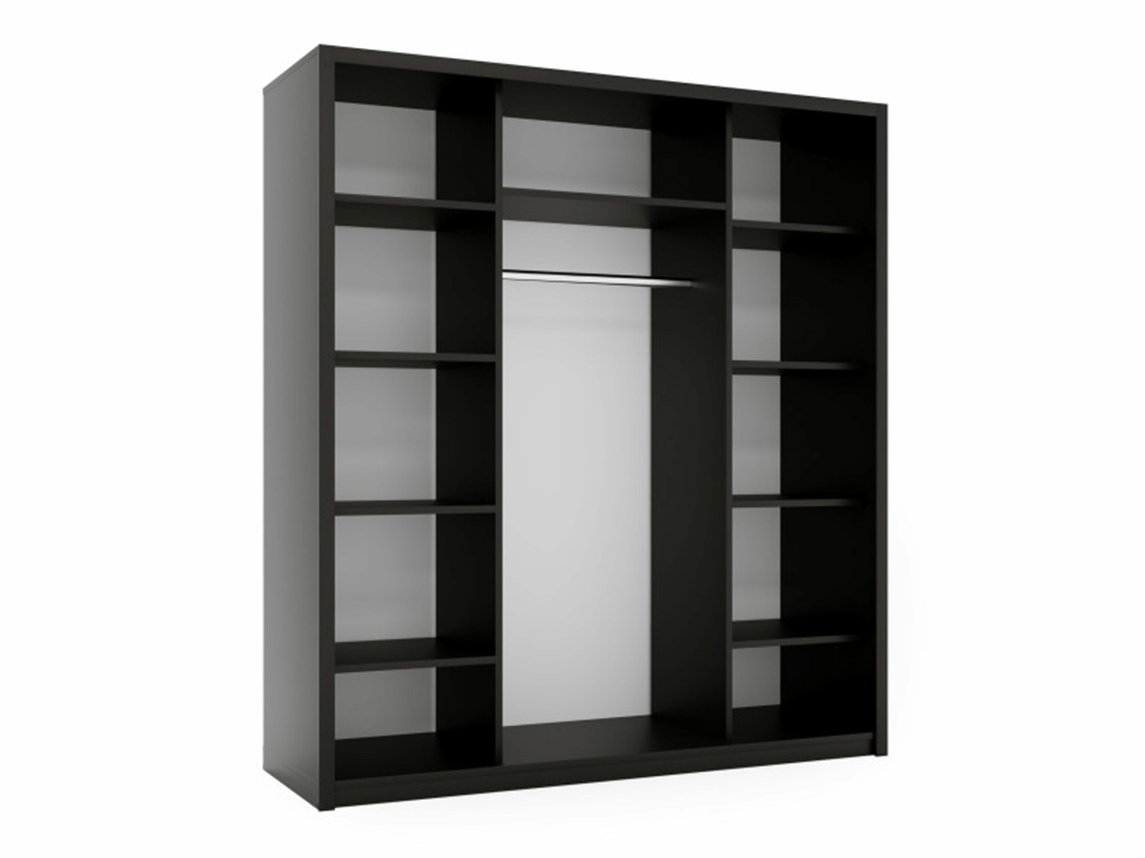 Skapis Murrieta 193 (Melns + Zaļš)