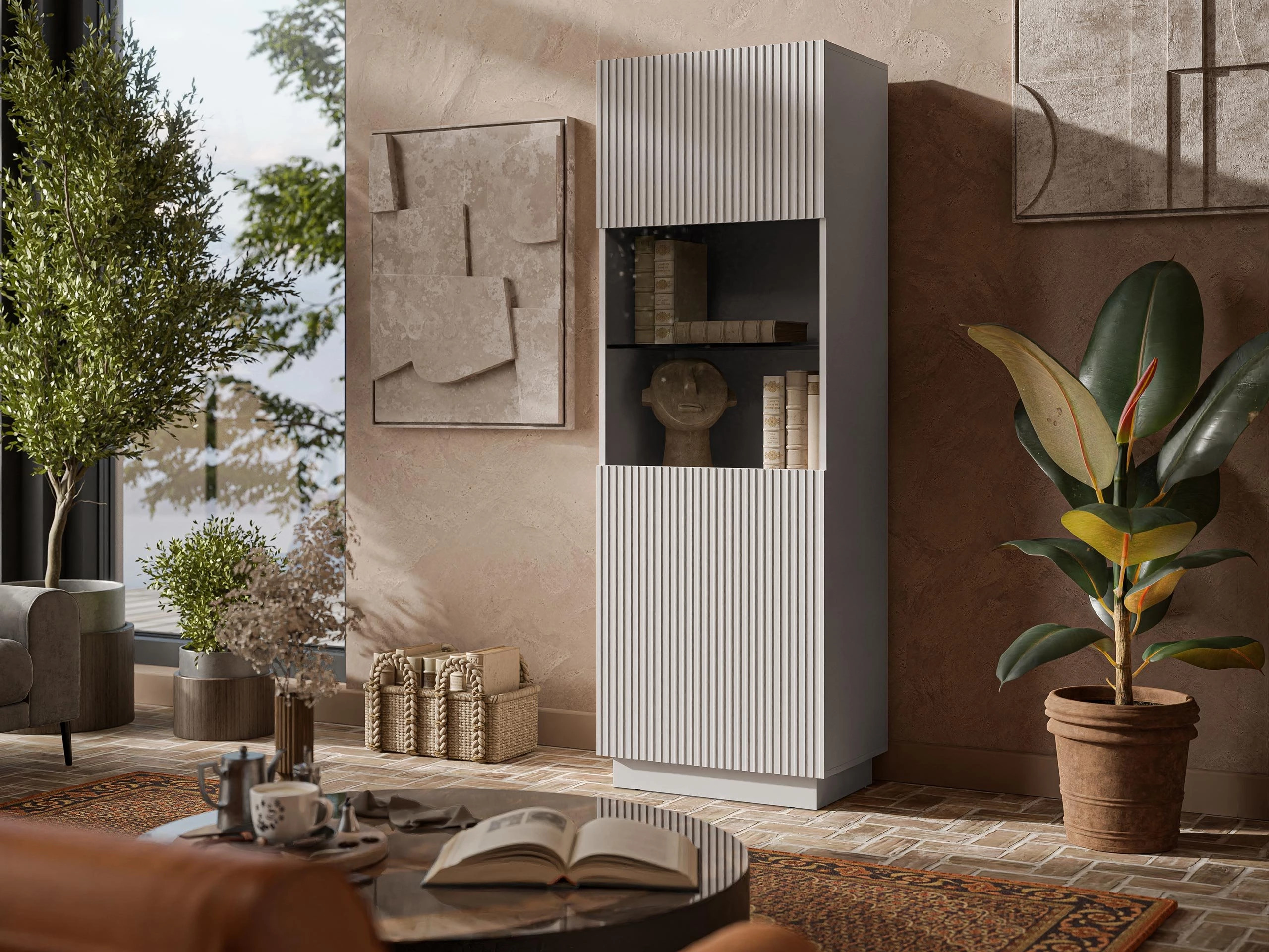 Стеллаж Lusonu 106 (Кашемир)