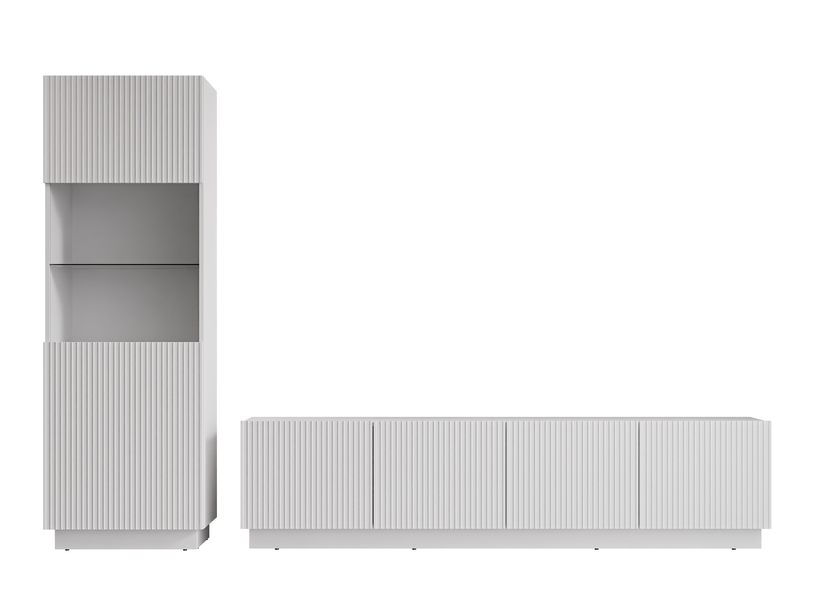 Viesistabas komplekts Lusonu 107 (Balts)