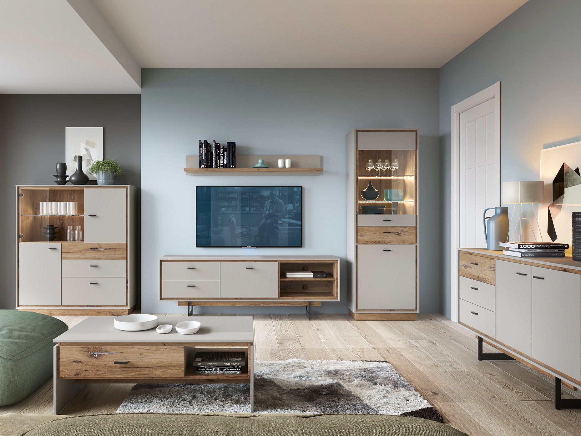 Настенная полка Marcalu 107