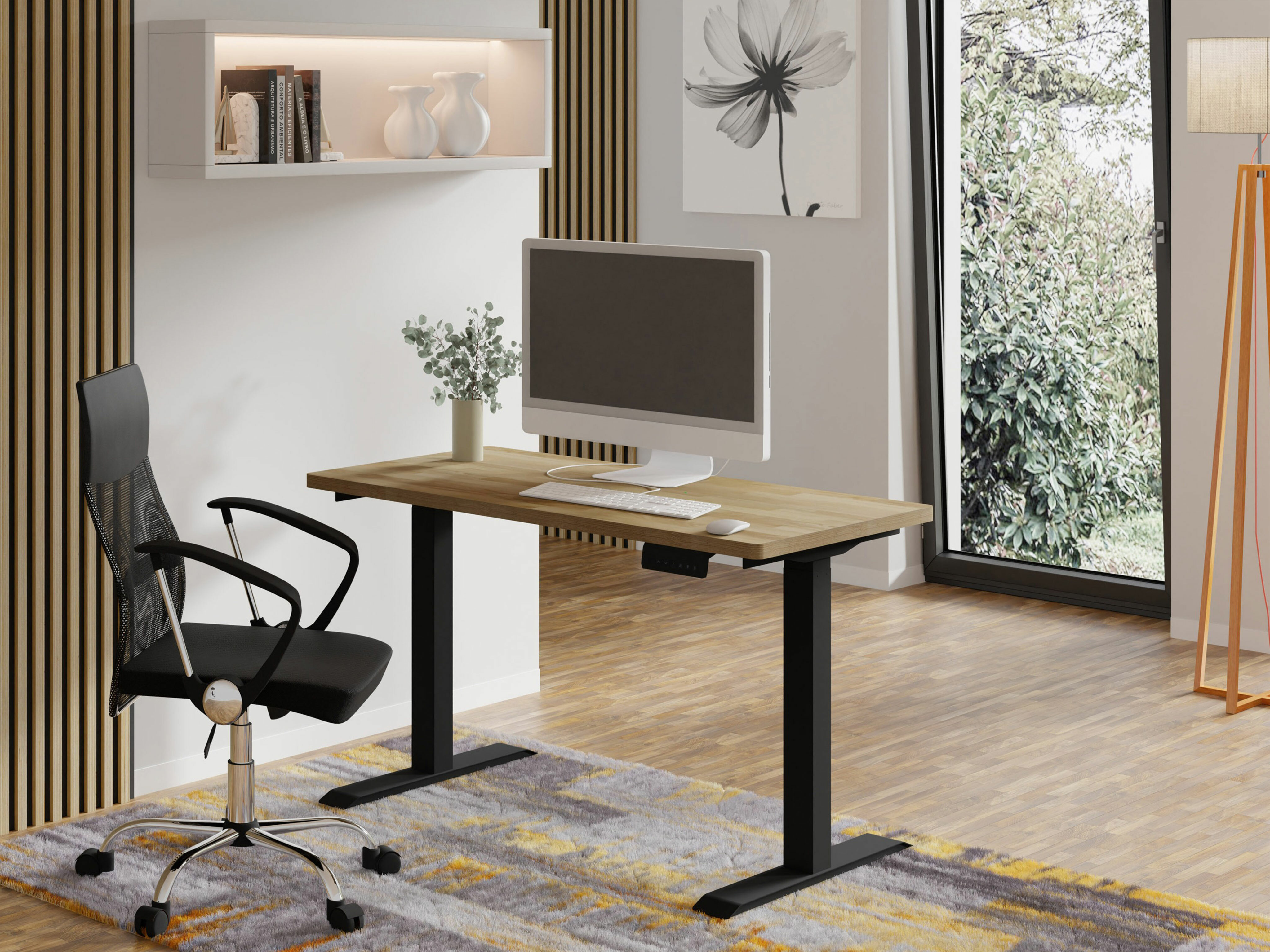 Рабочий стол с регулируемой высотой Buffalo 200 (Чёрный)