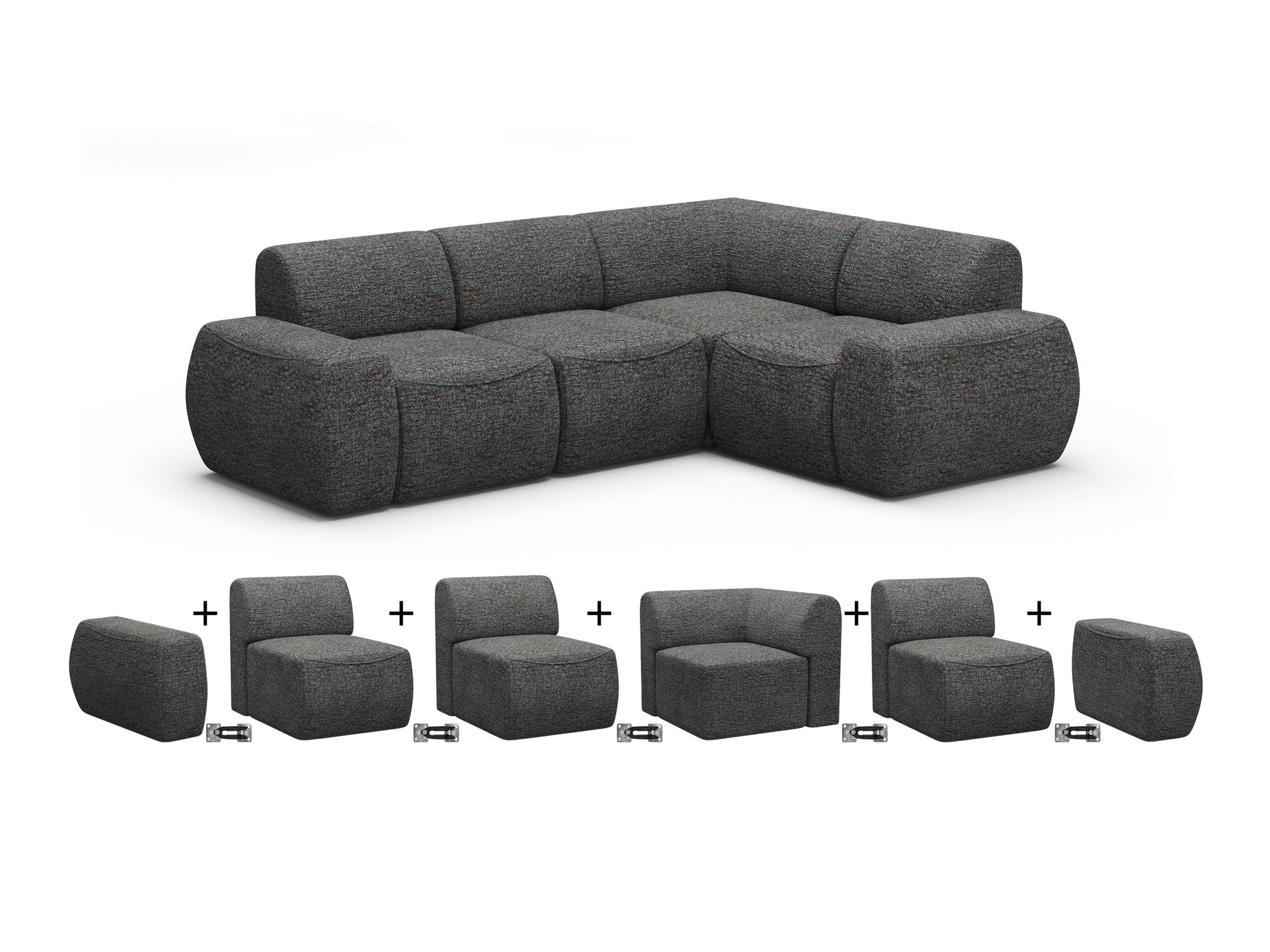 Модульный угловой диван Elbmonu 105 (Bello 05)