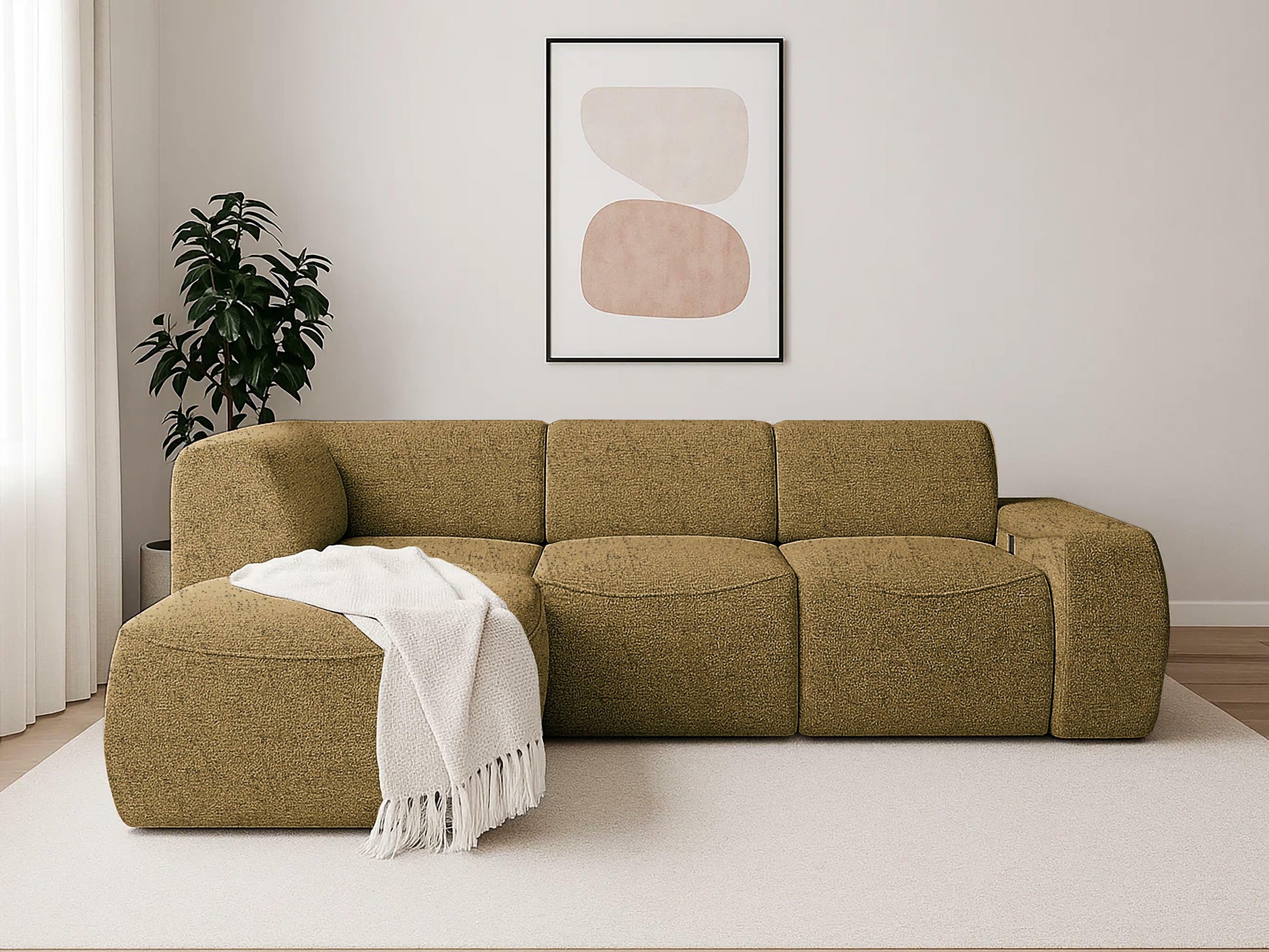 Moduļu stūra dīvāns Elbmonu 106 (Bello 45)