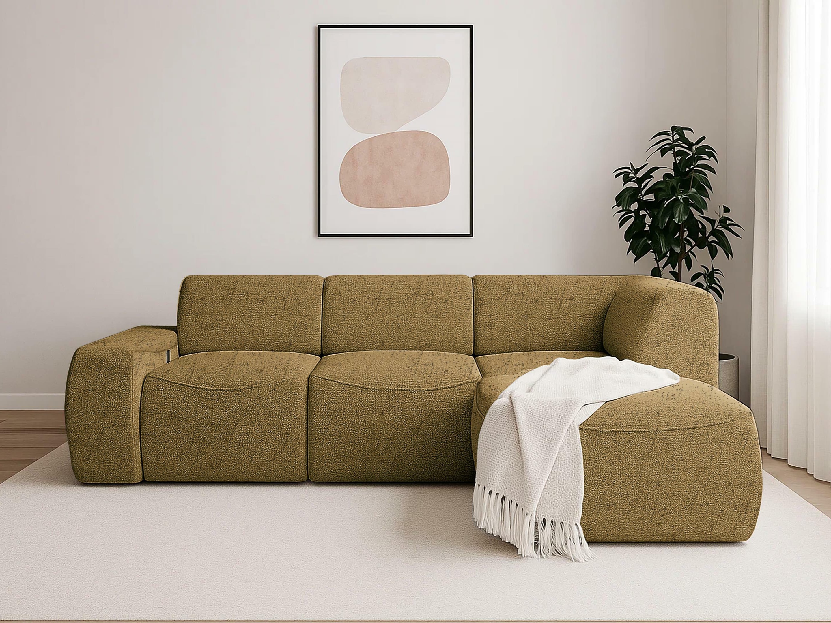 Moduļu stūra dīvāns Elbmonu 106 (Bello 45)