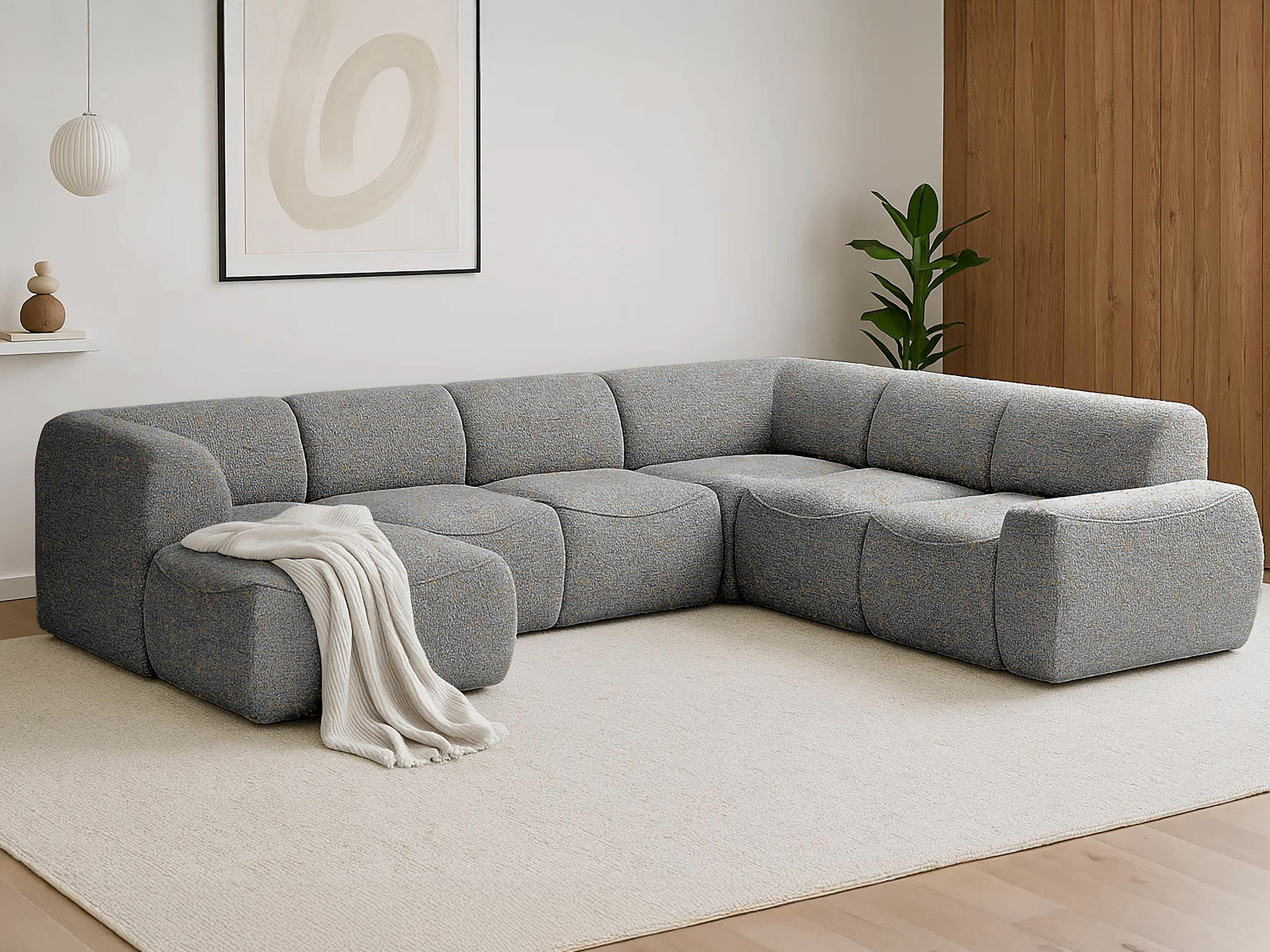 Moduļu stūra dīvāns Elbmonu 107 (Bello 15)