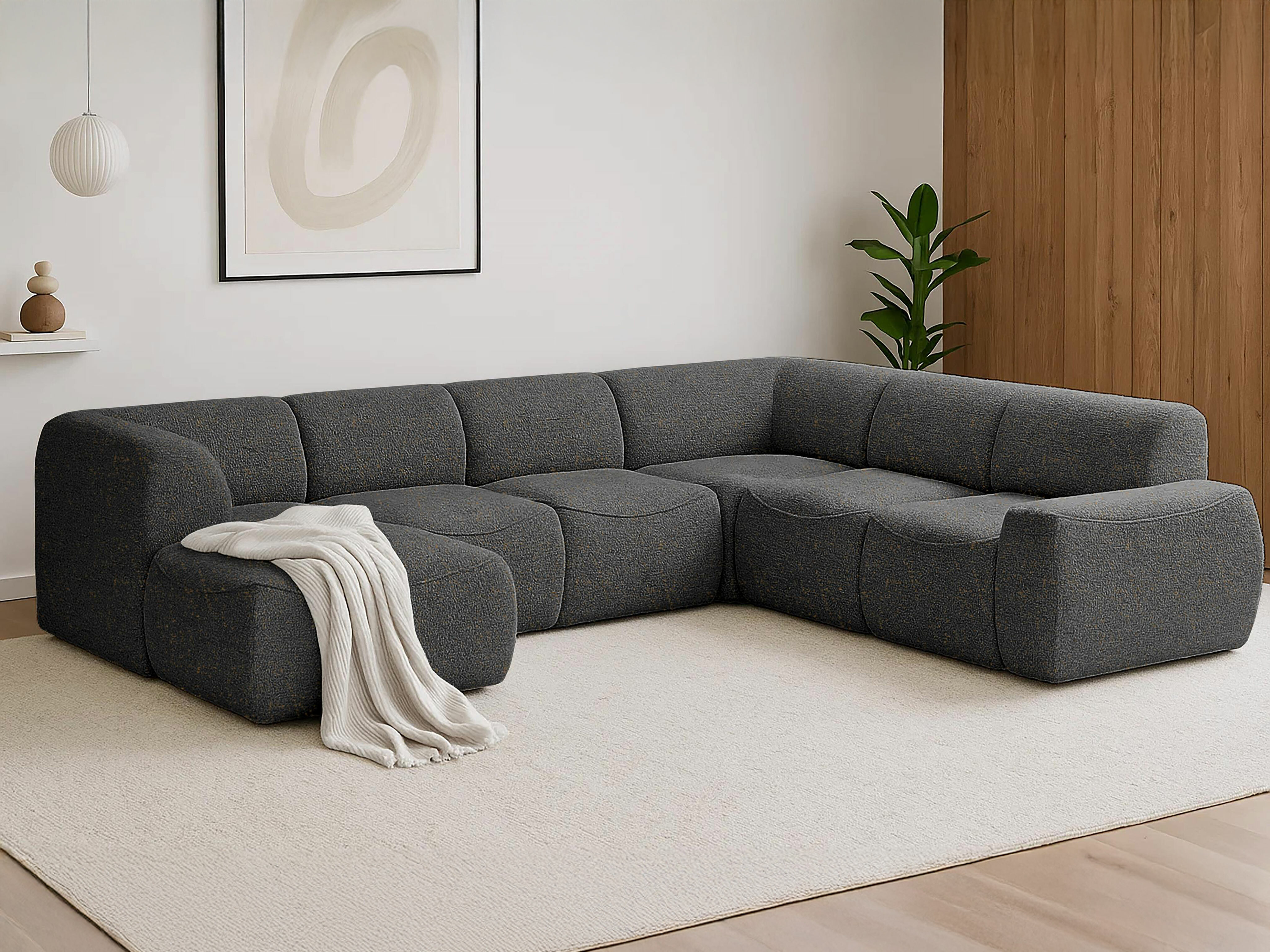 Moduļu stūra dīvāns Elbmonu 107 (Bello 25)