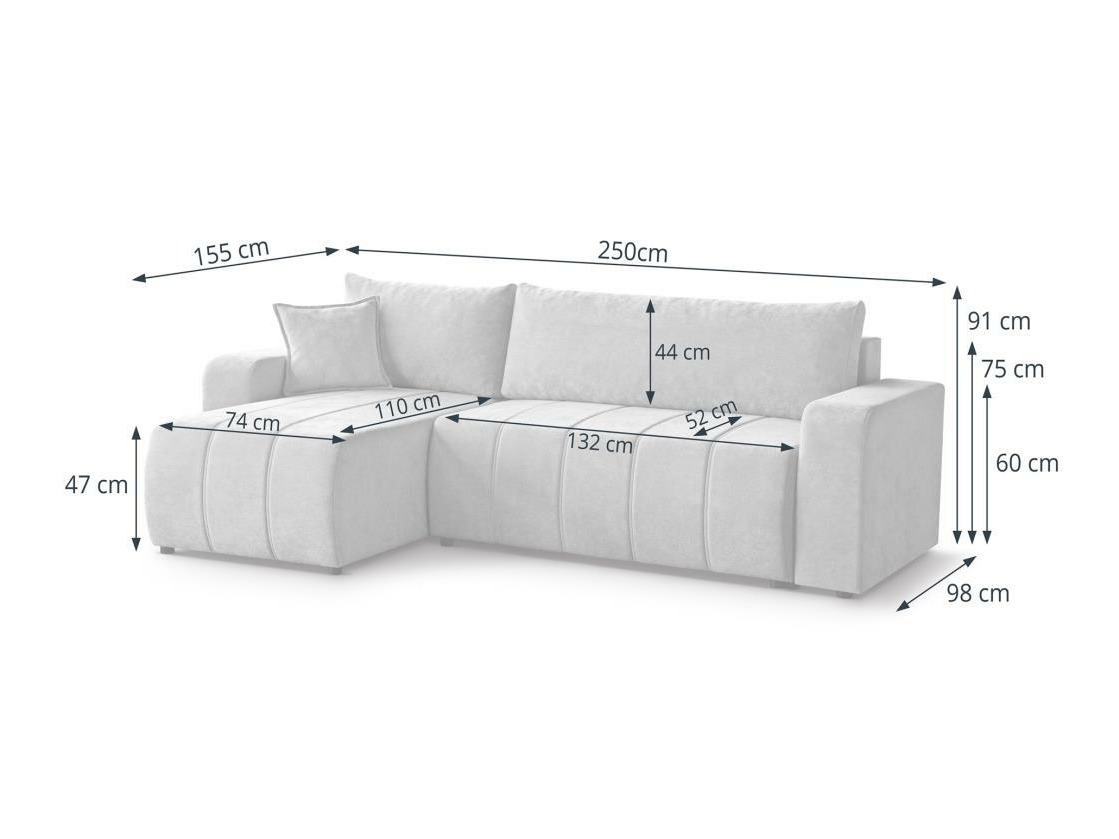 Stūra dīvāns Margate 119 (Sereno 681)