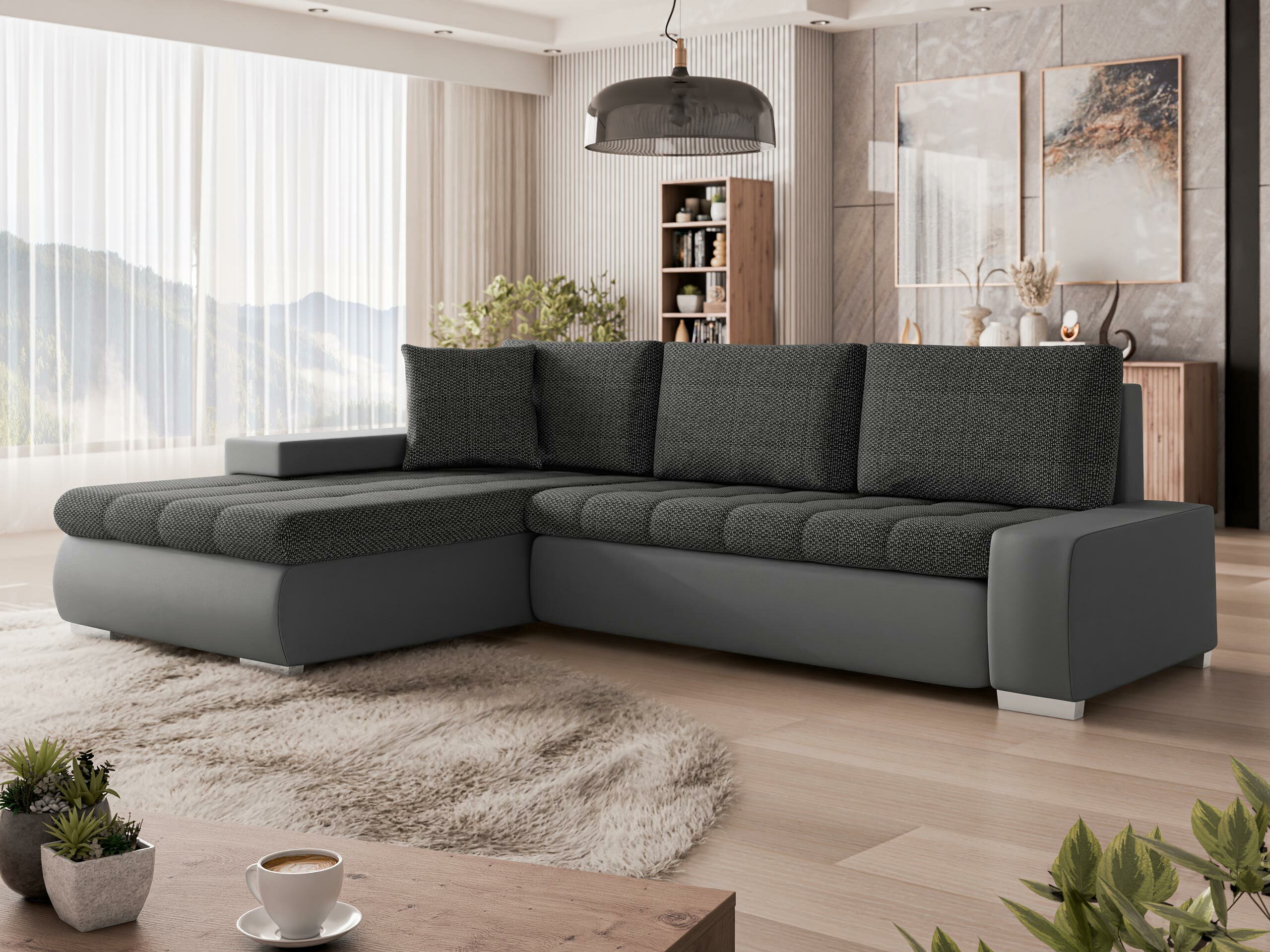 Stūra dīvāns Comfivo Nitor (Soft 029 + Majorka 03)
