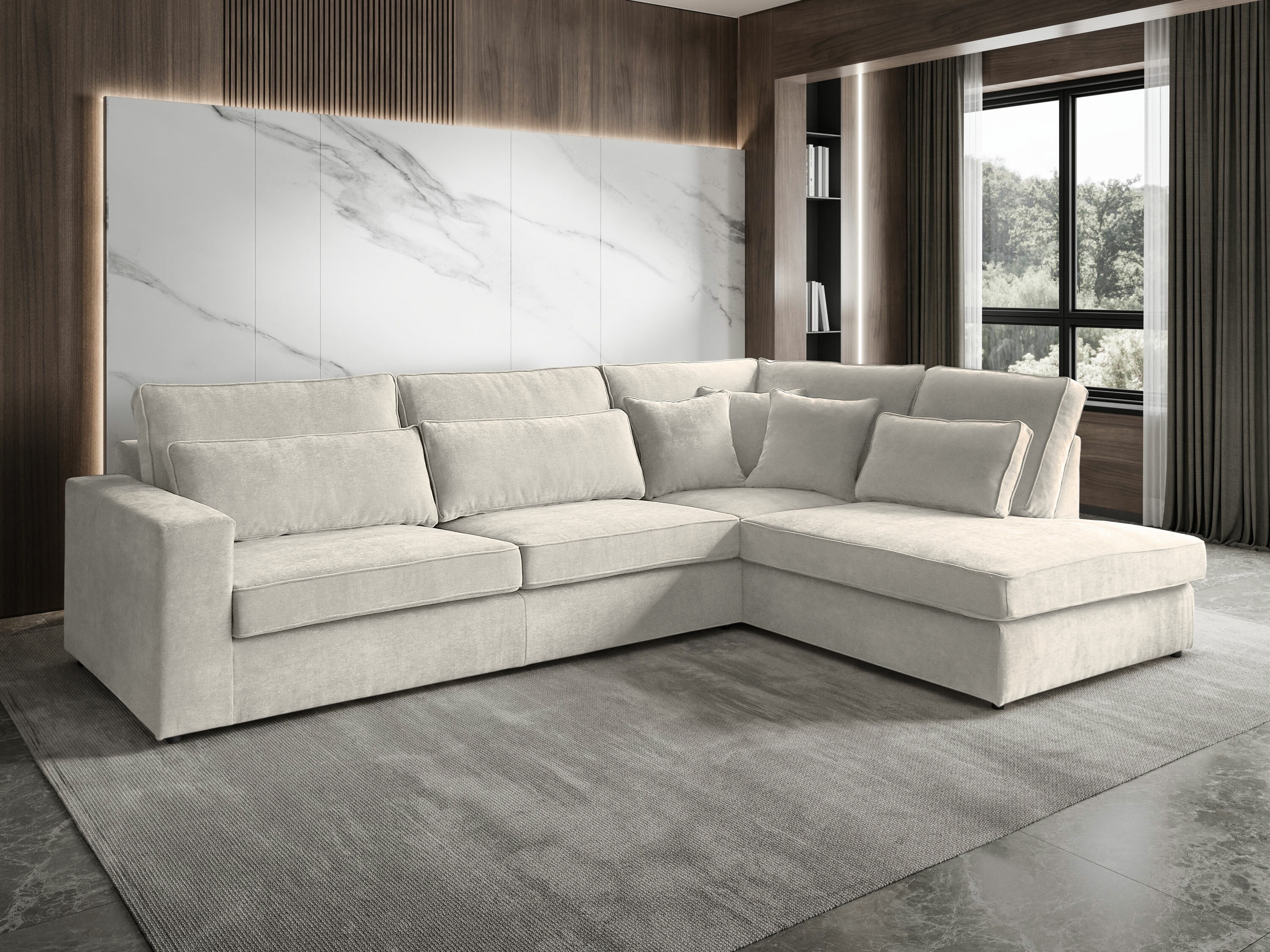 Stūra dīvāns Margate 122 (Sereno 681)