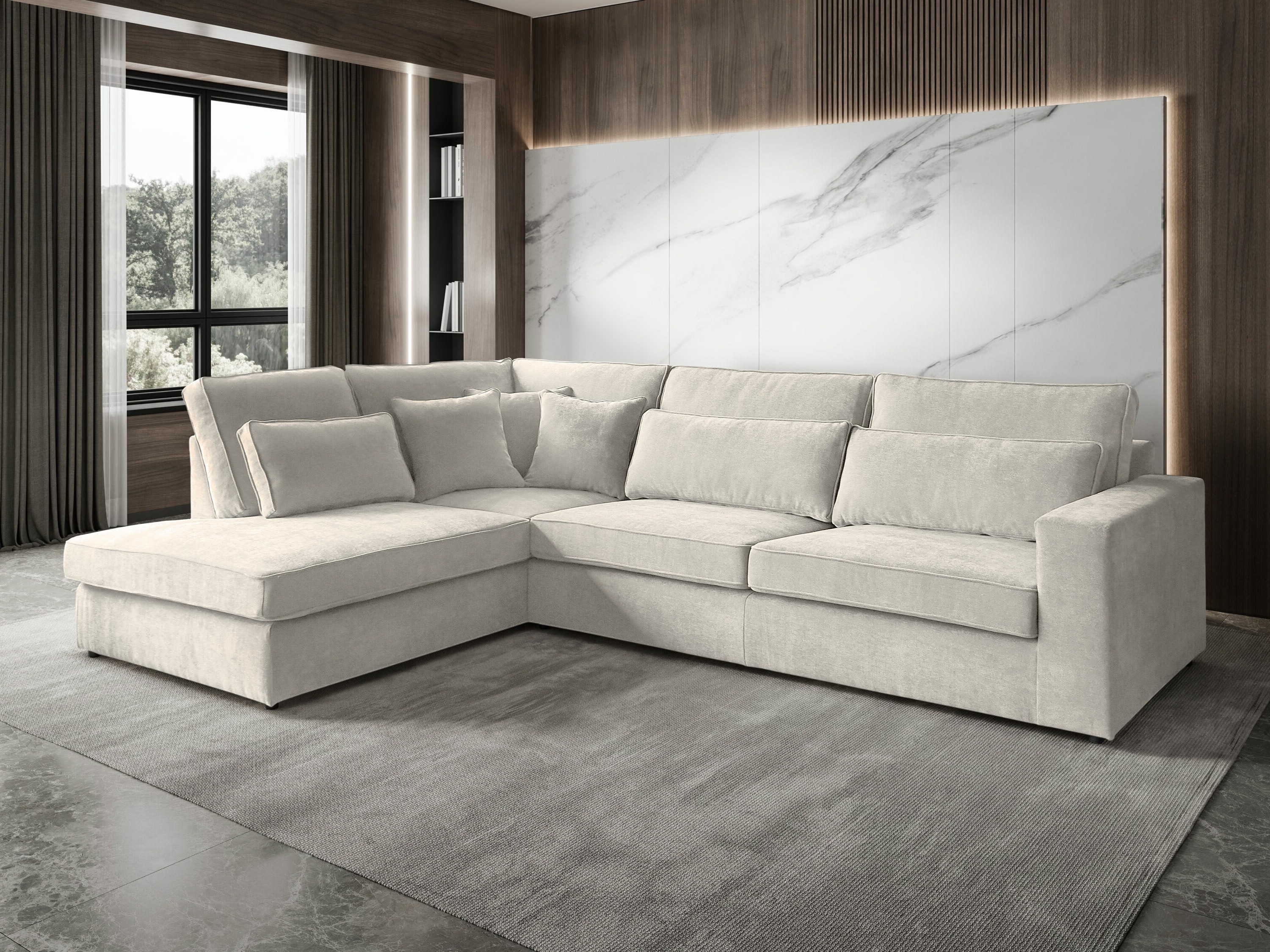 Stūra dīvāns Margate 122 (Sereno 681)