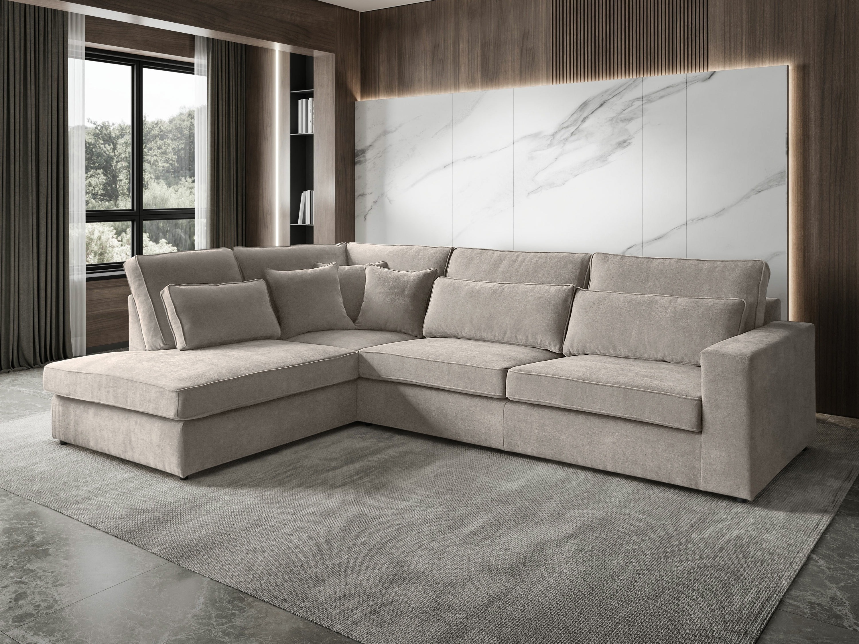 Stūra dīvāns Margate 122 (Sereno 682)